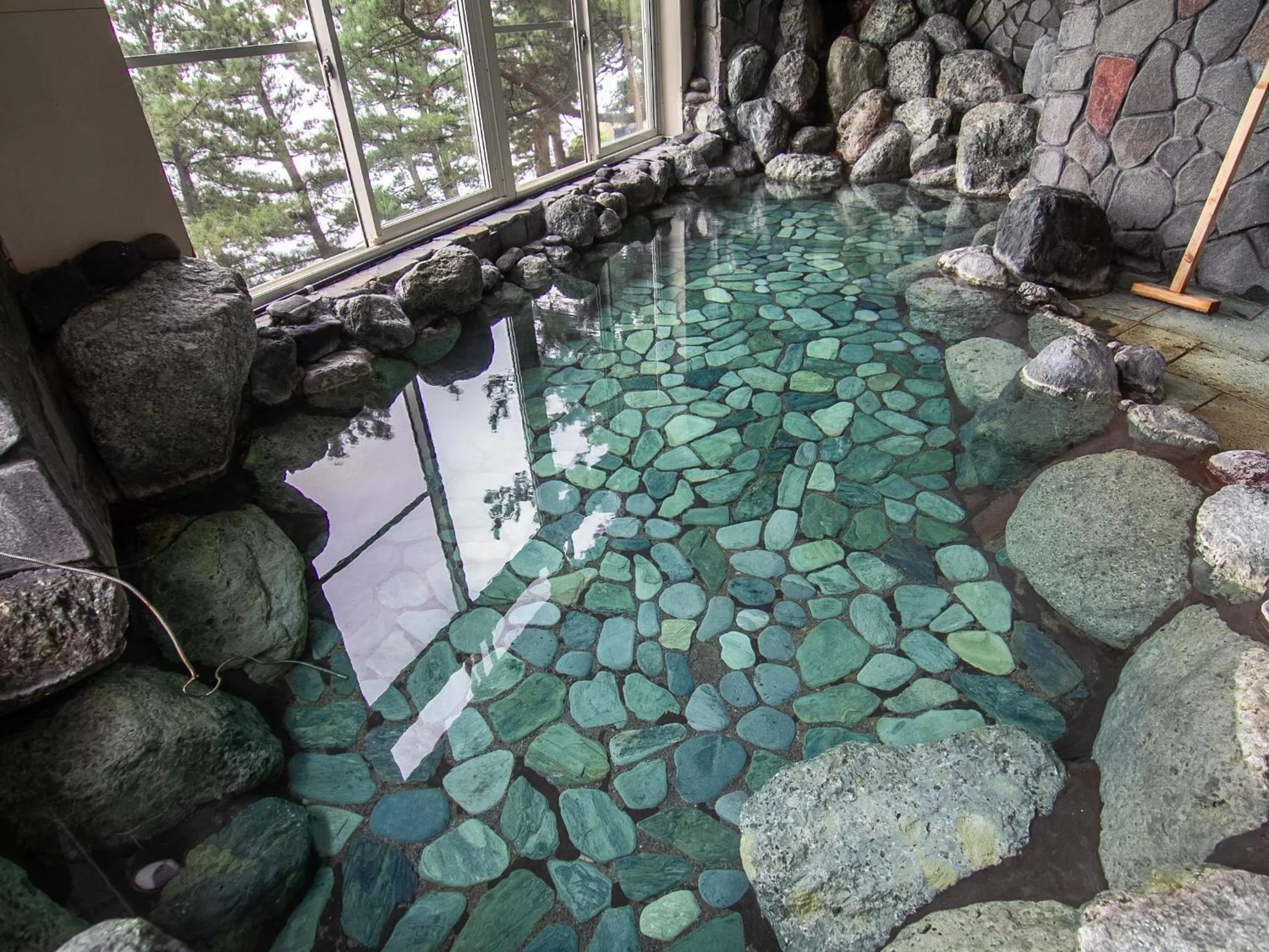 Hot Spring Bath in ISANA Resort