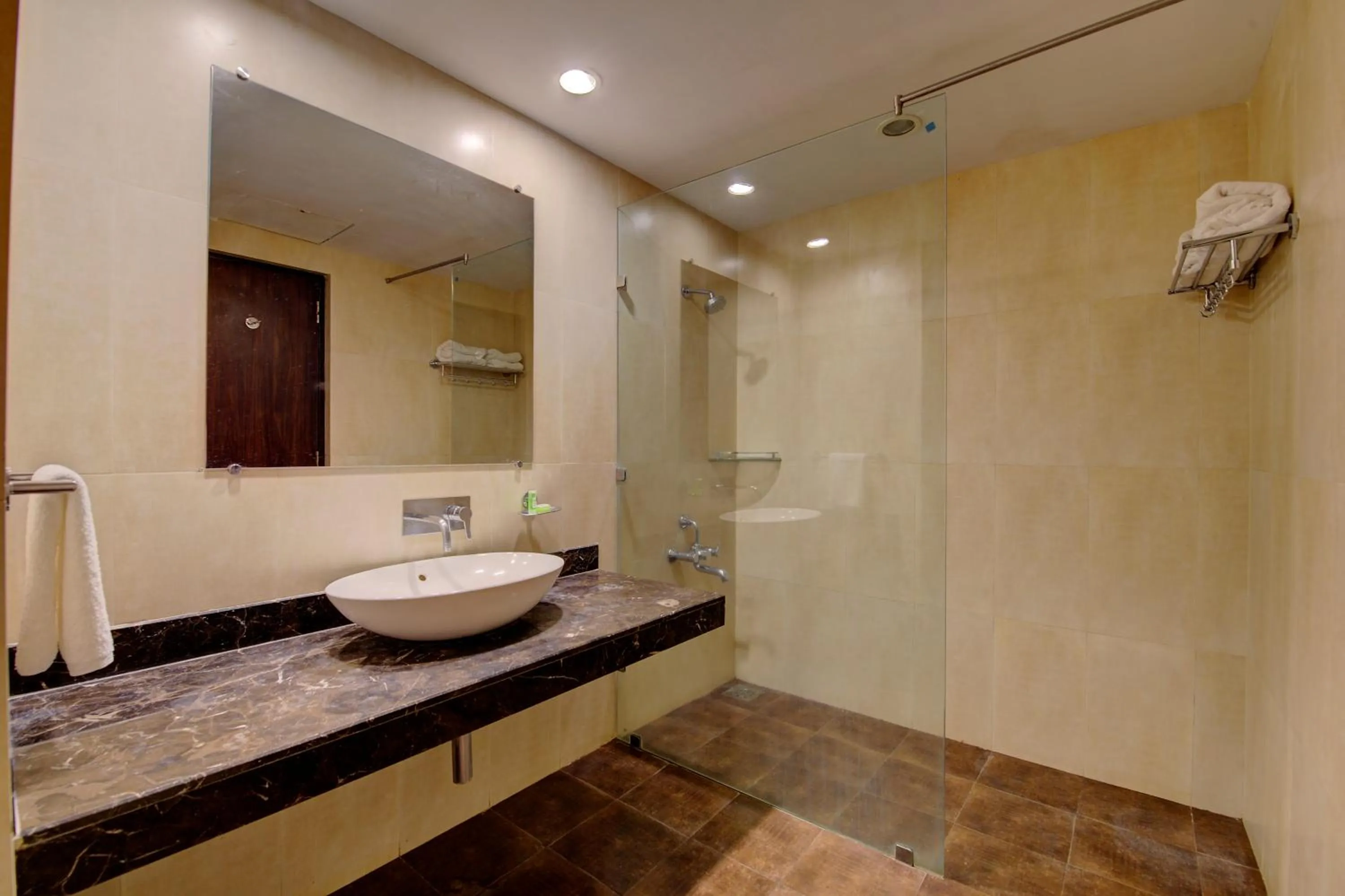 Bathroom in Khanvel Resort