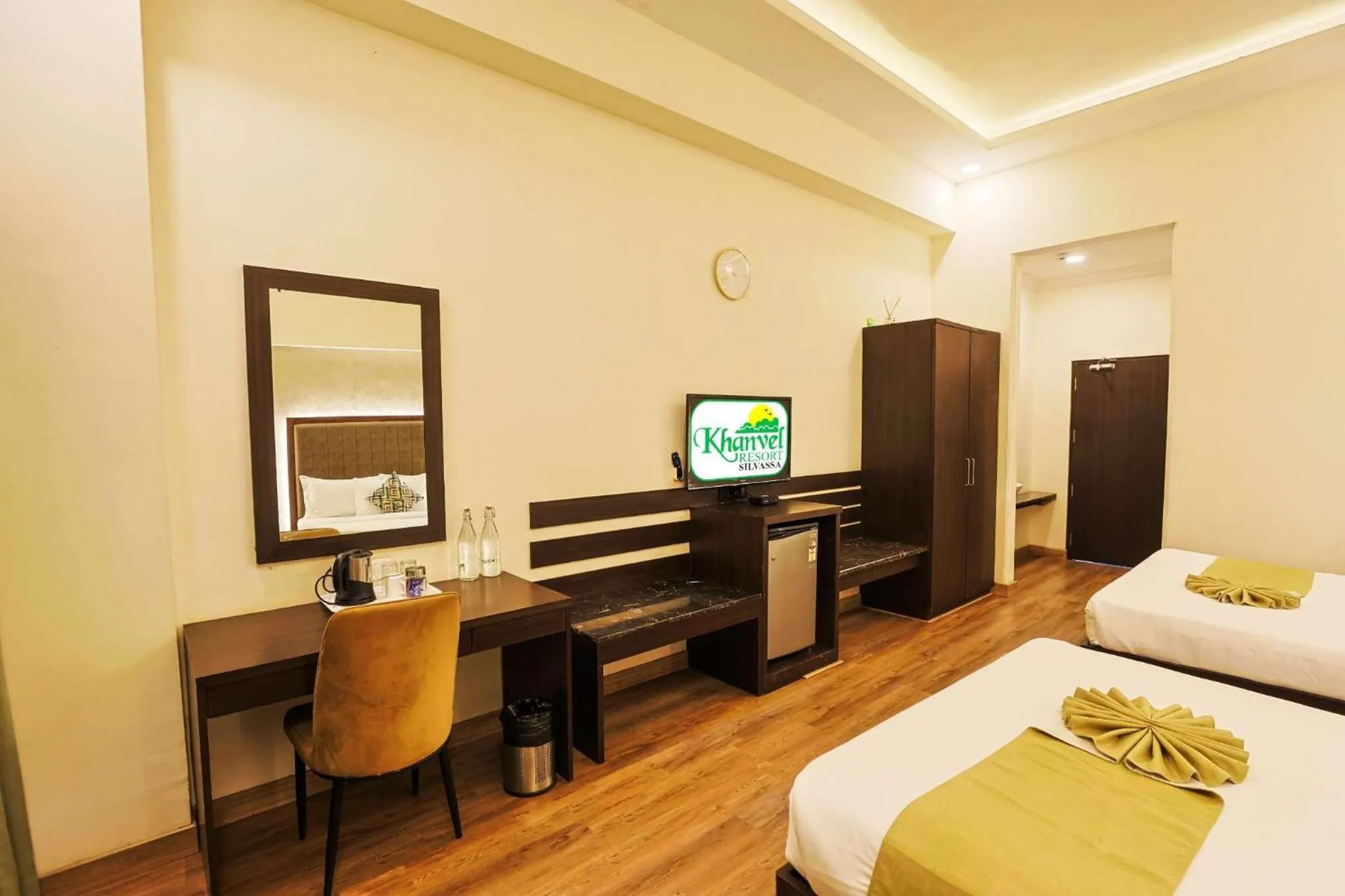 Bed in Khanvel Resort