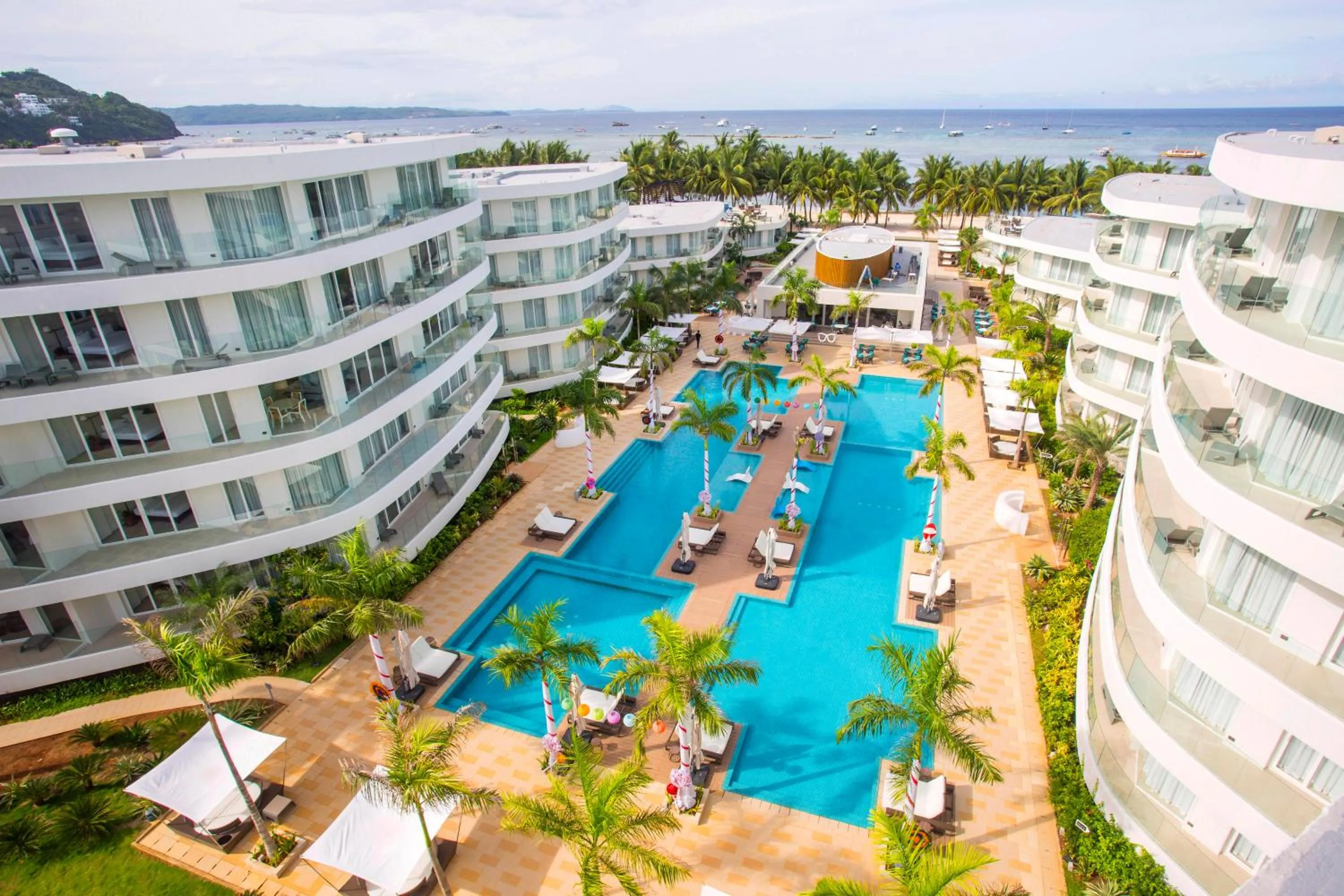 Bird's eye view in Aqua Boracay