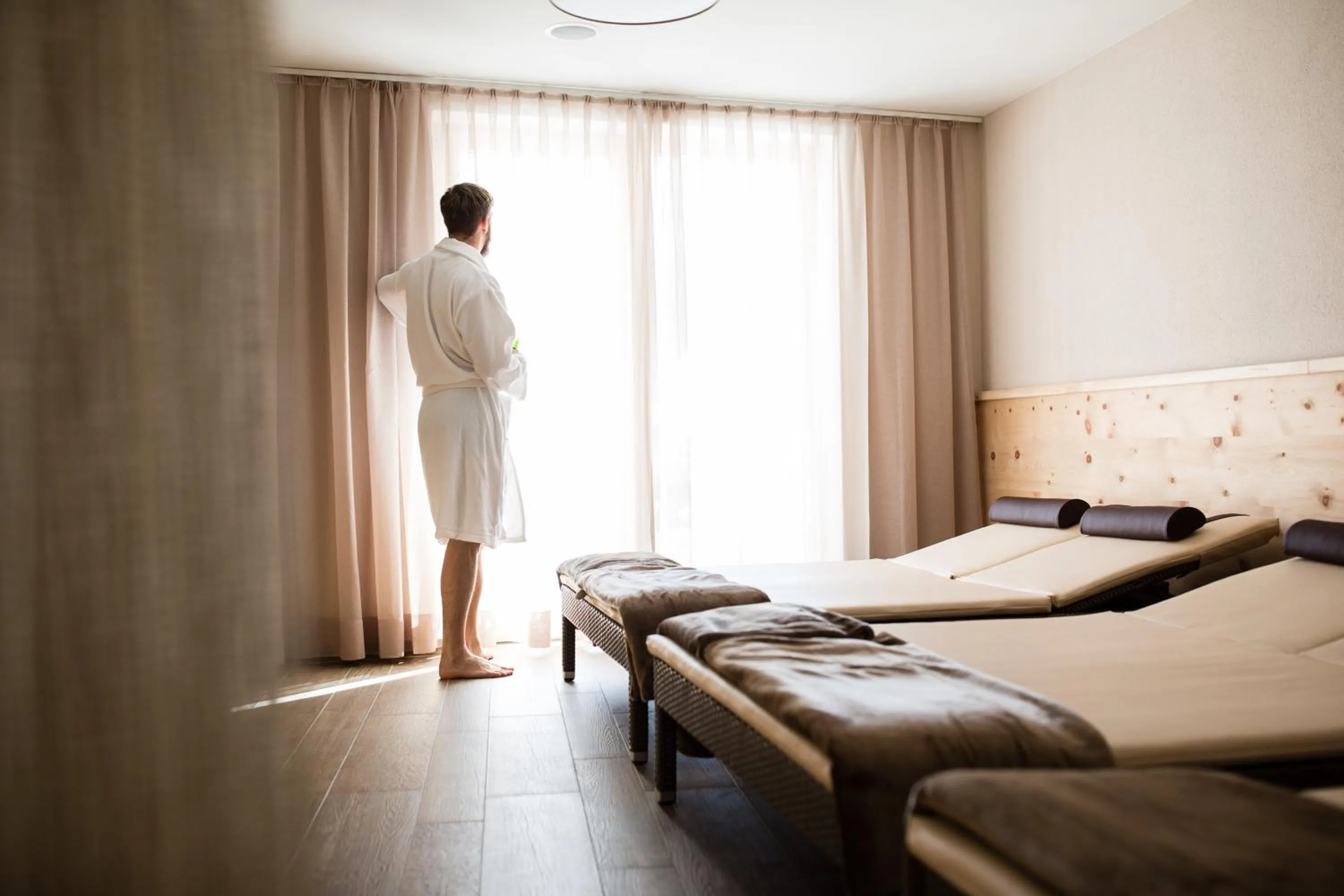 Spa and wellness centre/facilities, Bed in Das Landerer