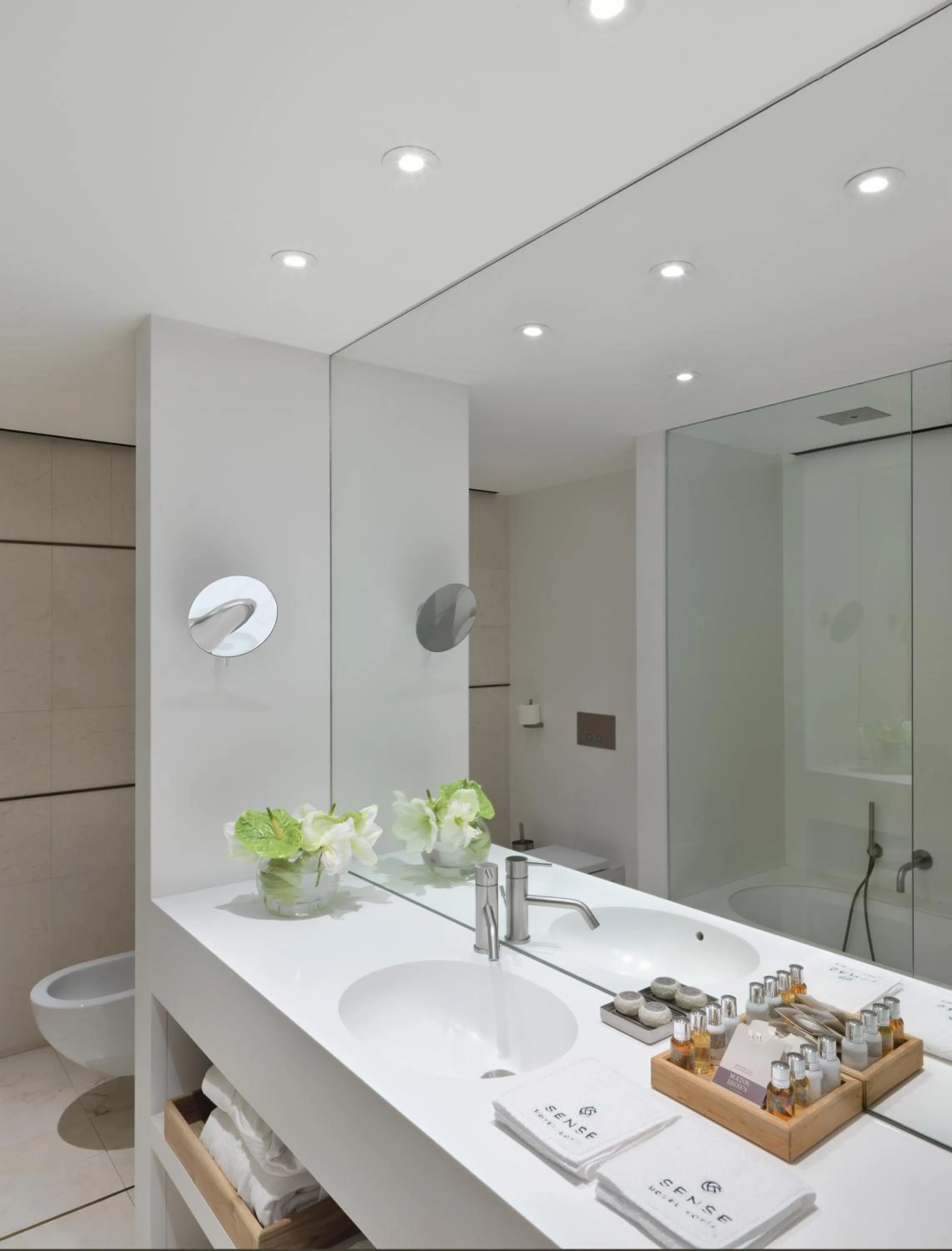 Bathroom in Sense Hotel Sofia, a Member of Design Hotels