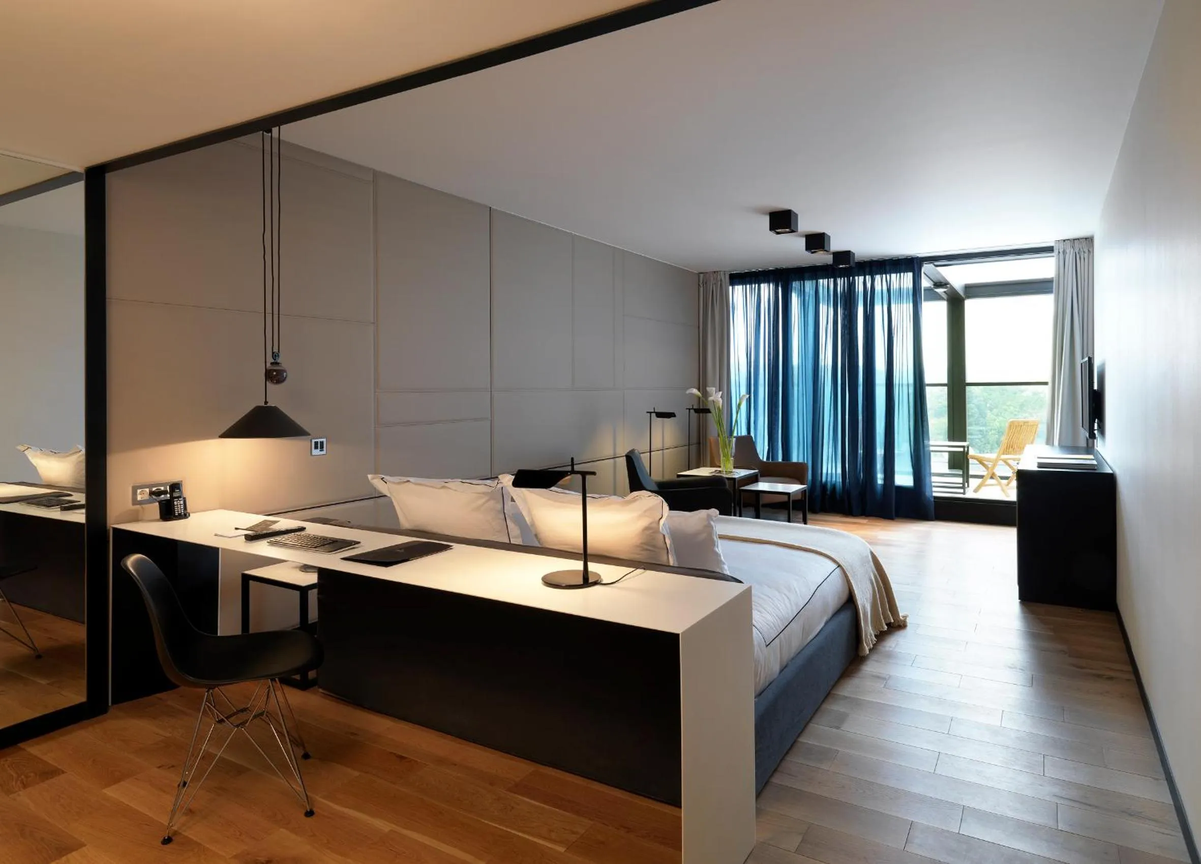 Photo of the whole room, Bed in Sense Hotel Sofia, a Member of Design Hotels