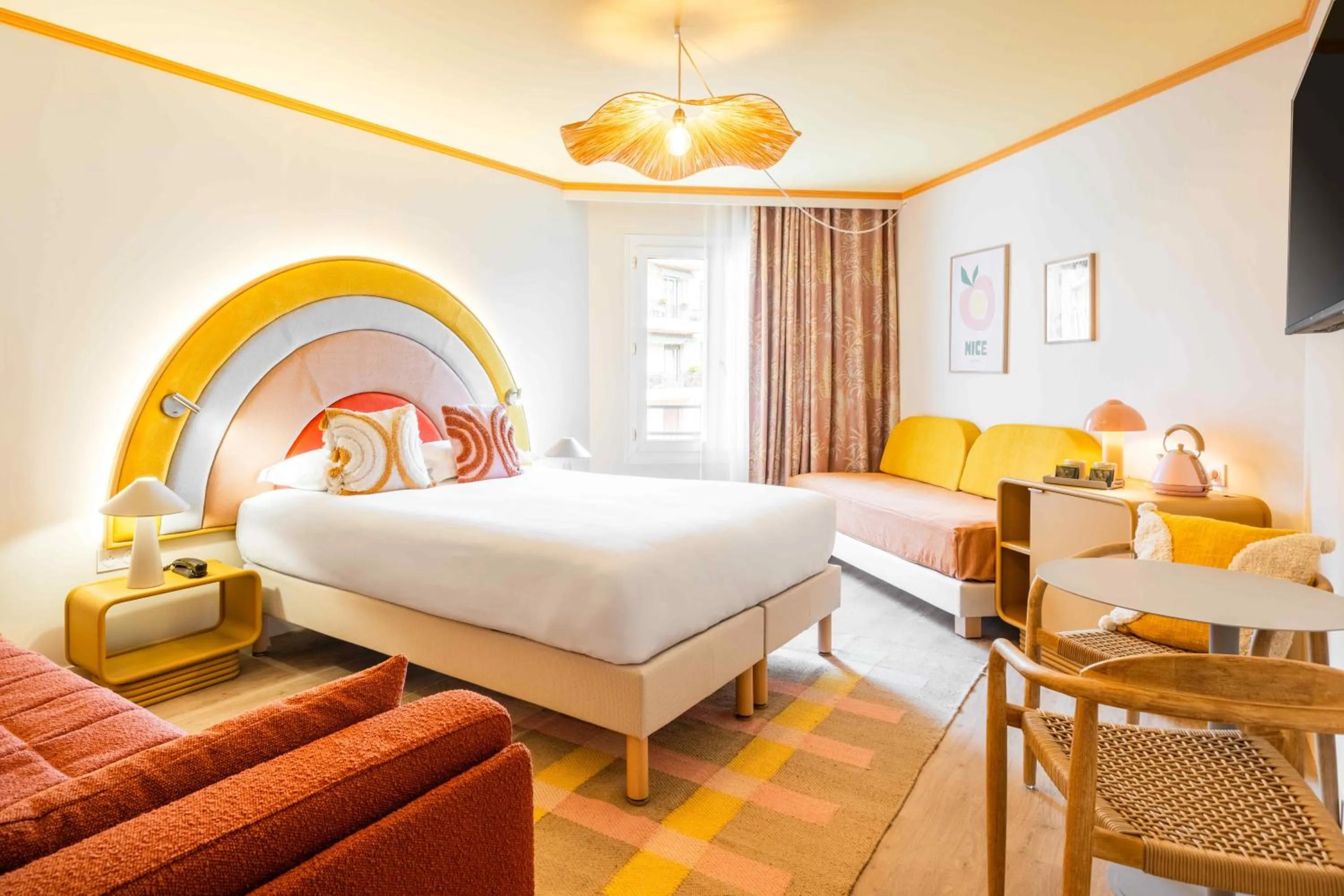 Photo of the whole room, Bed in Nice Pam Hotel