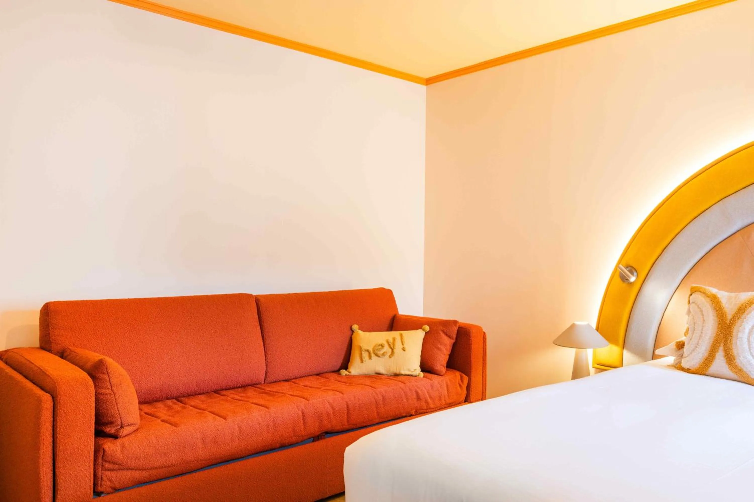 Bed in Nice Pam Hotel