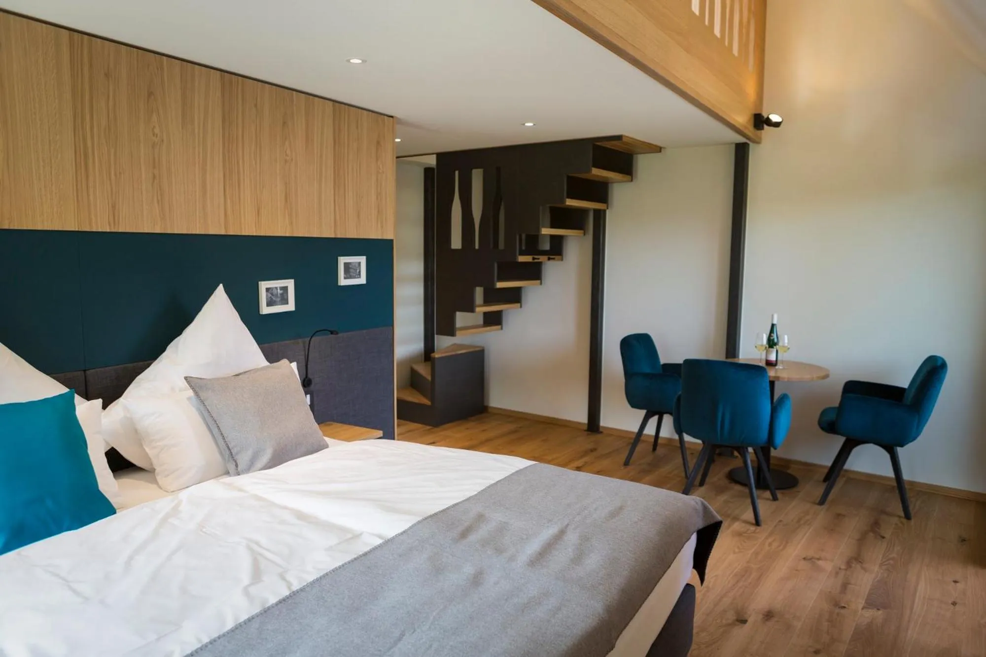 Photo of the whole room, Bed in Rieslingquartier - Mosel Wein Hotel