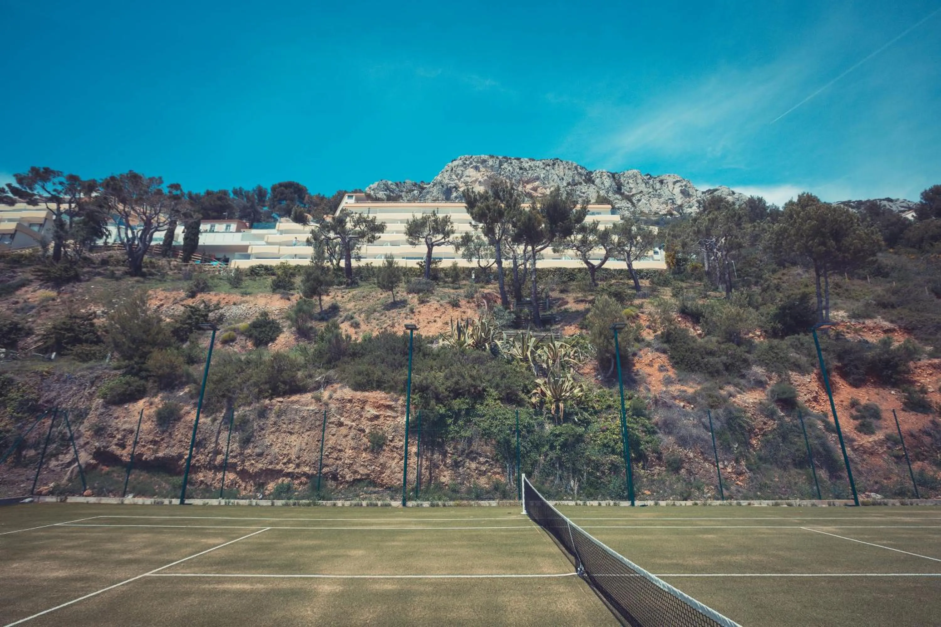 Tennis court in Les Terrasses d'Eze - Hôtel & Spa
