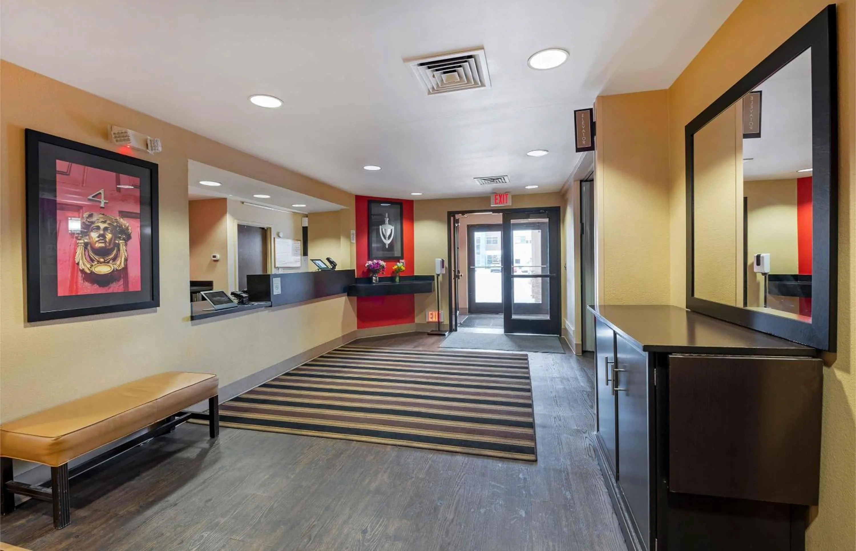 Lobby or reception, Bed in Extended Stay America Suites - Indianapolis - Castleton