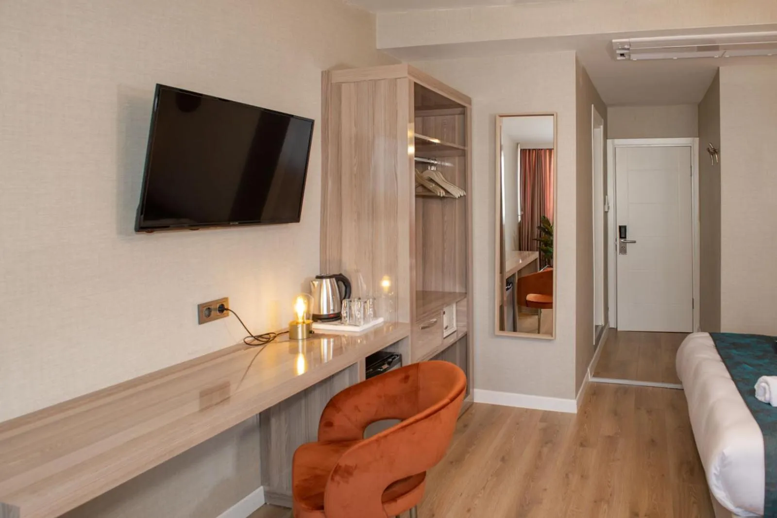 Seating area, Bed in Nika otel & cafe