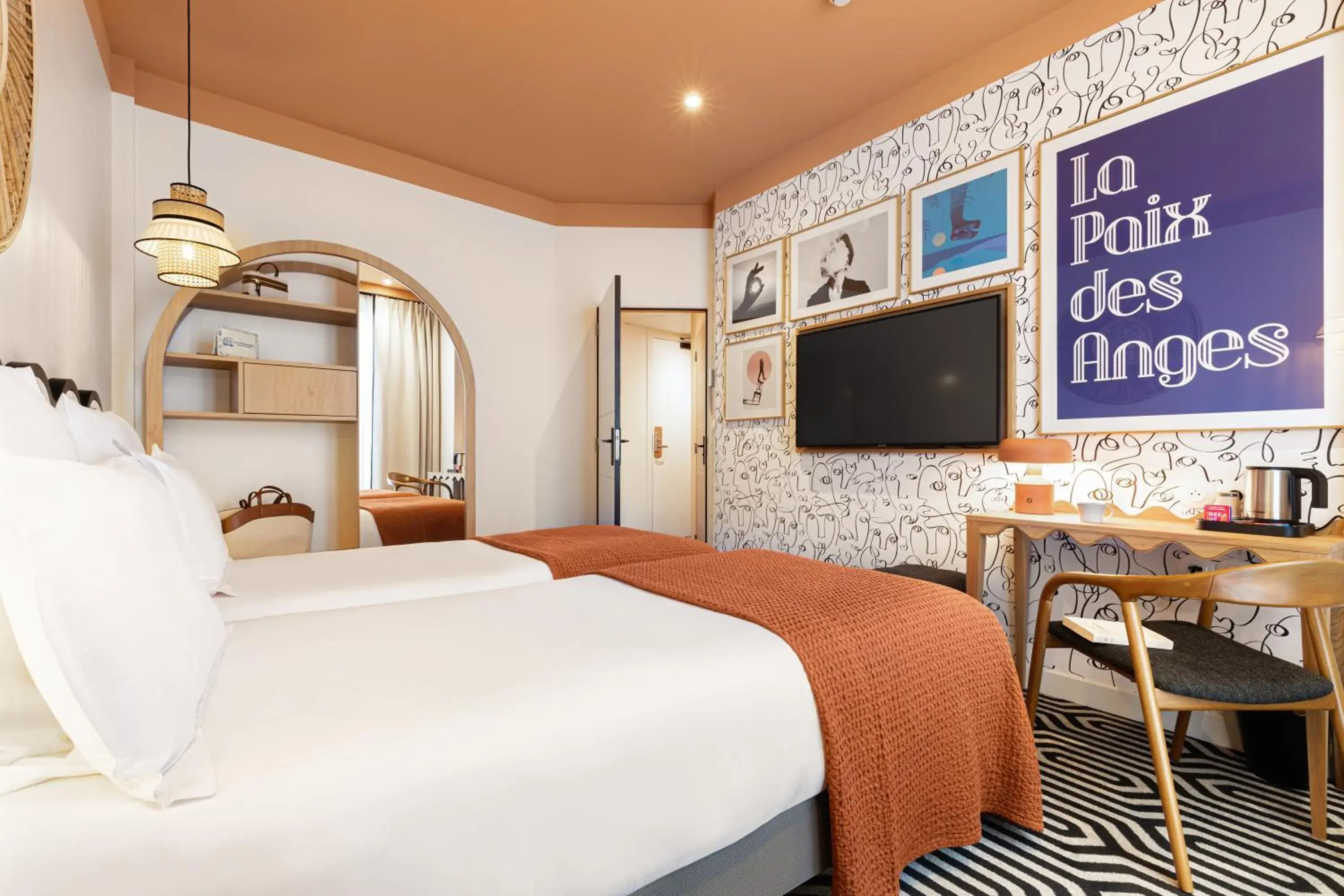 Double or Twin Room with Garden View in Albert 1er Double or Twin Room with Garden View in Albert 1er