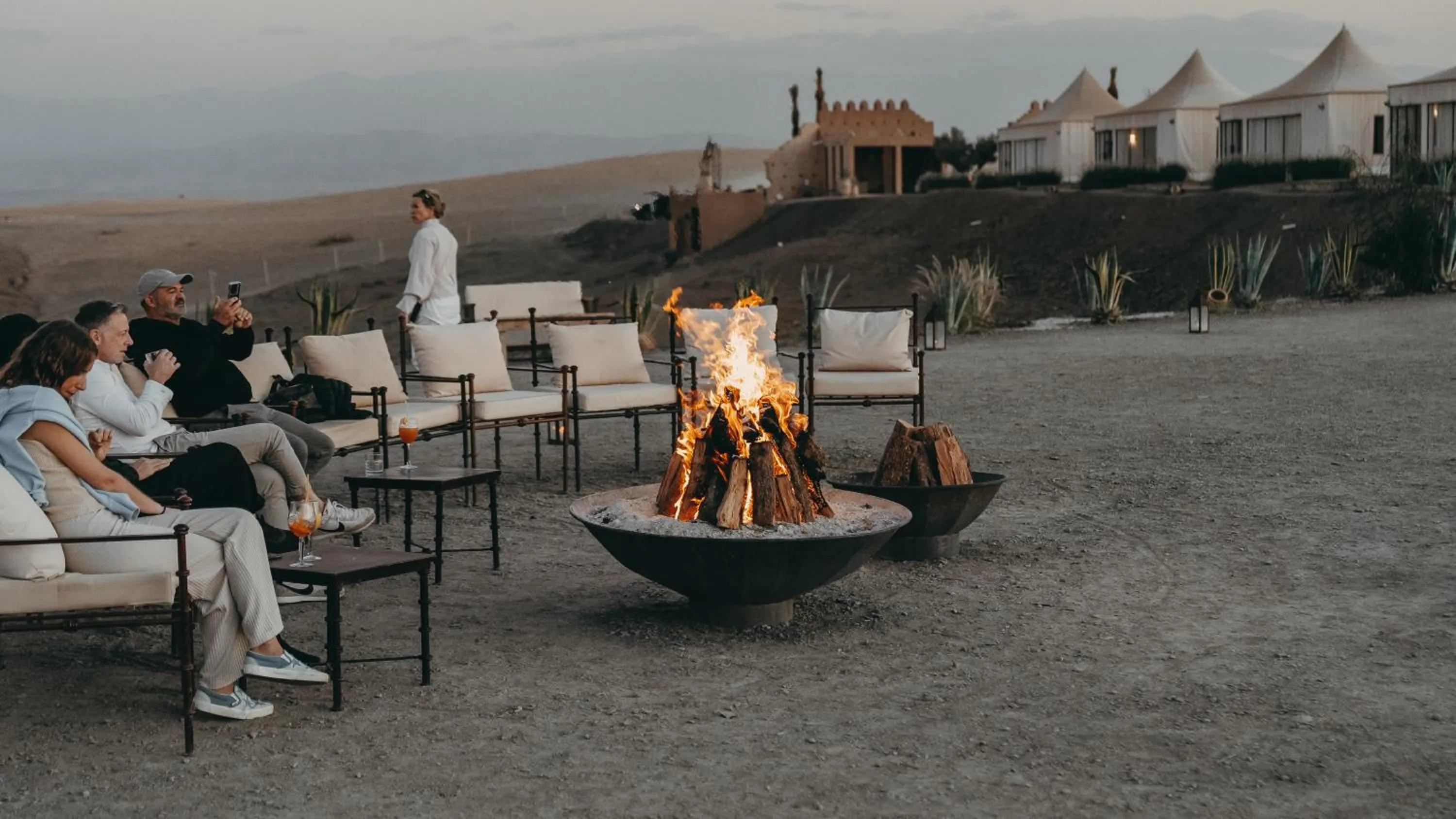 Day in The White Camel Camp - Agafay Desert Activities