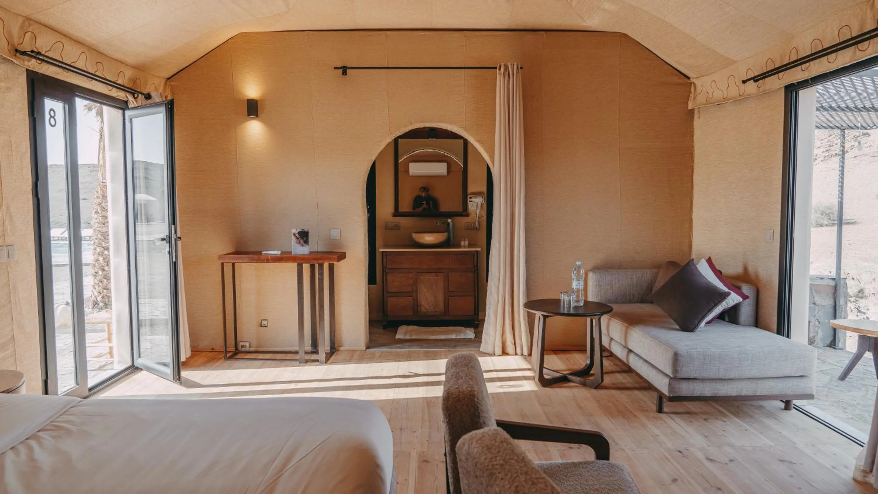 Photo of the whole room in The White Camel Camp - Agafay Desert Activities