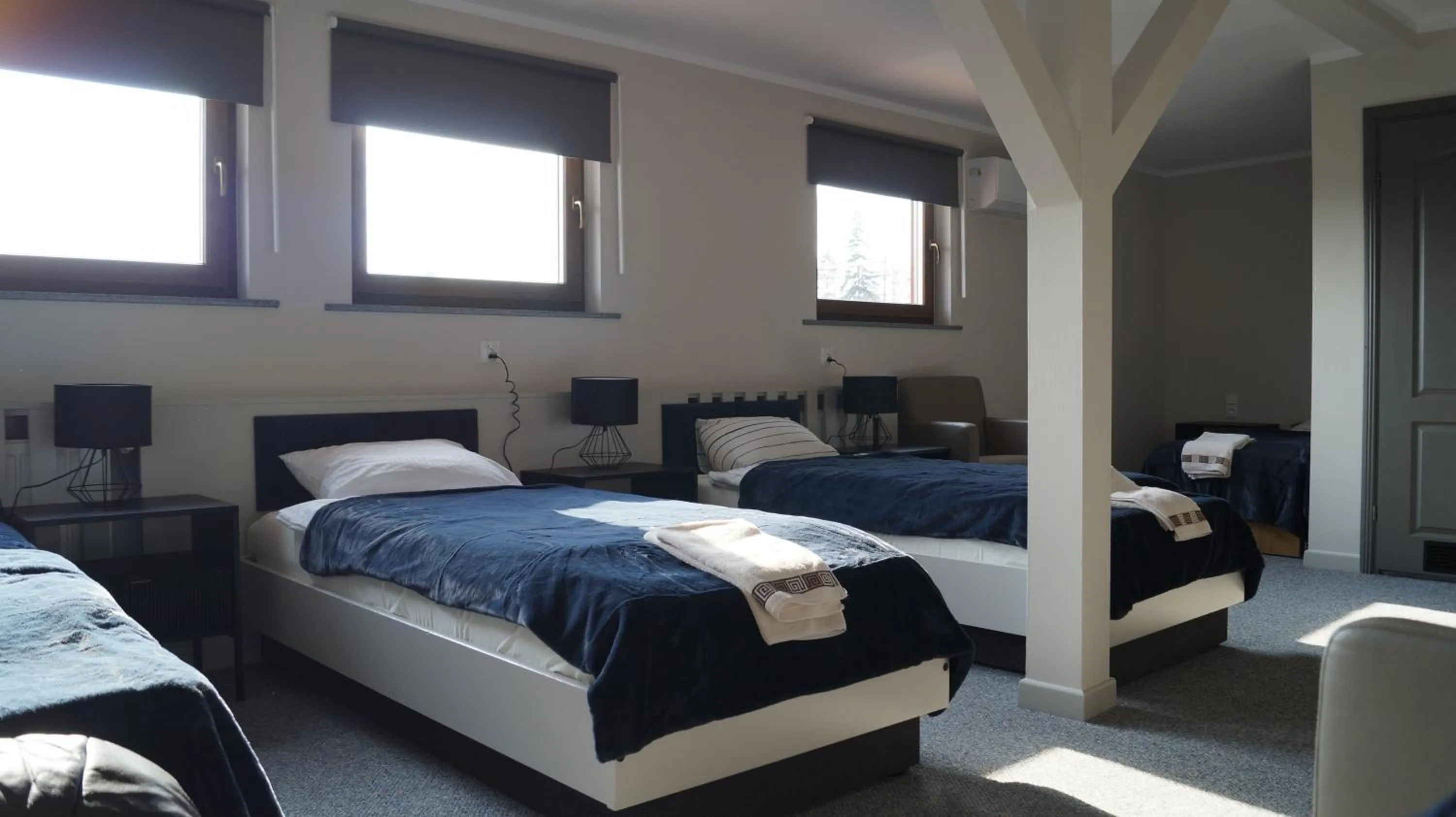 Bed in Zajazd Zielona Gęś