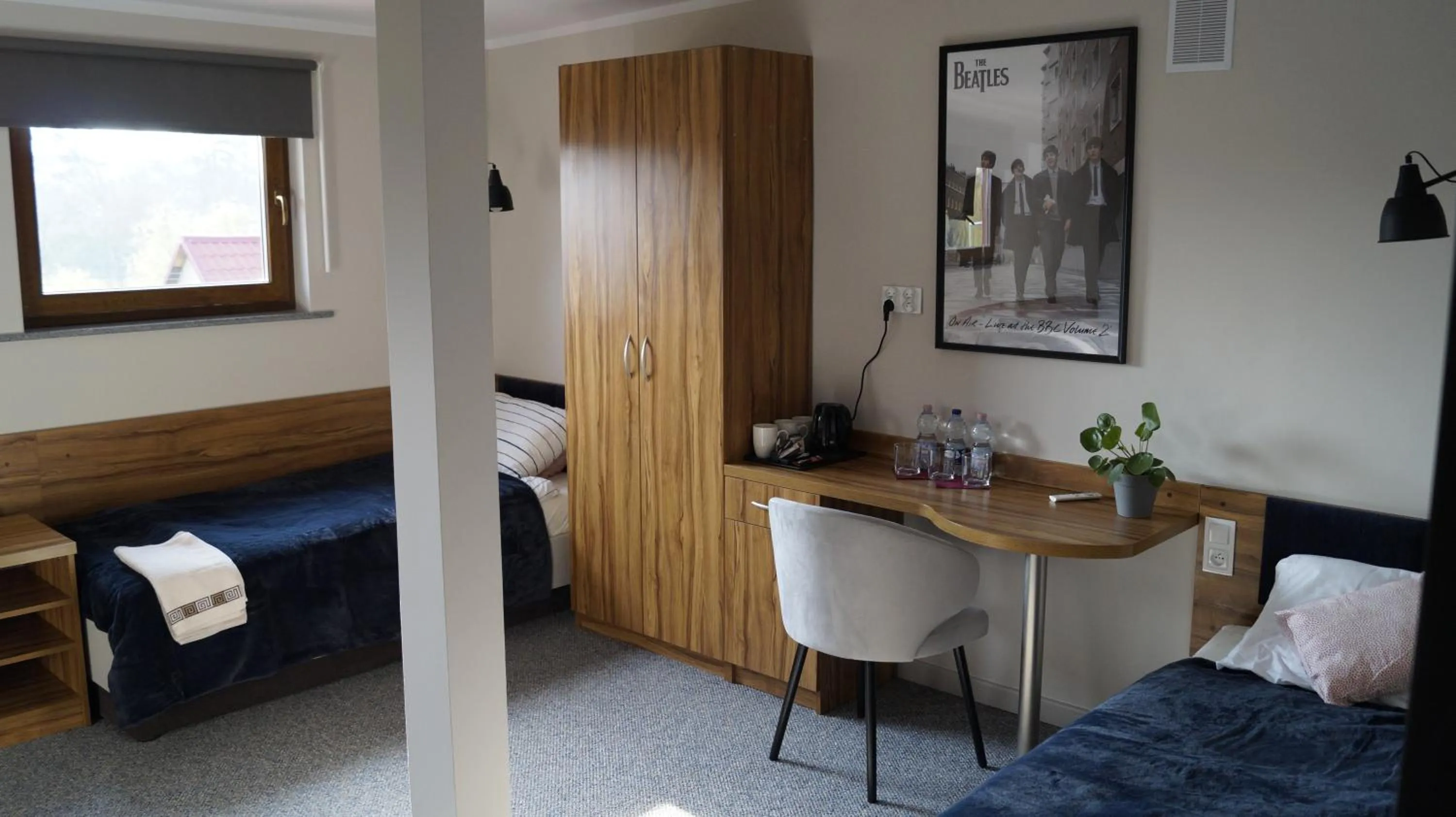 Bed in Zajazd Zielona Gęś