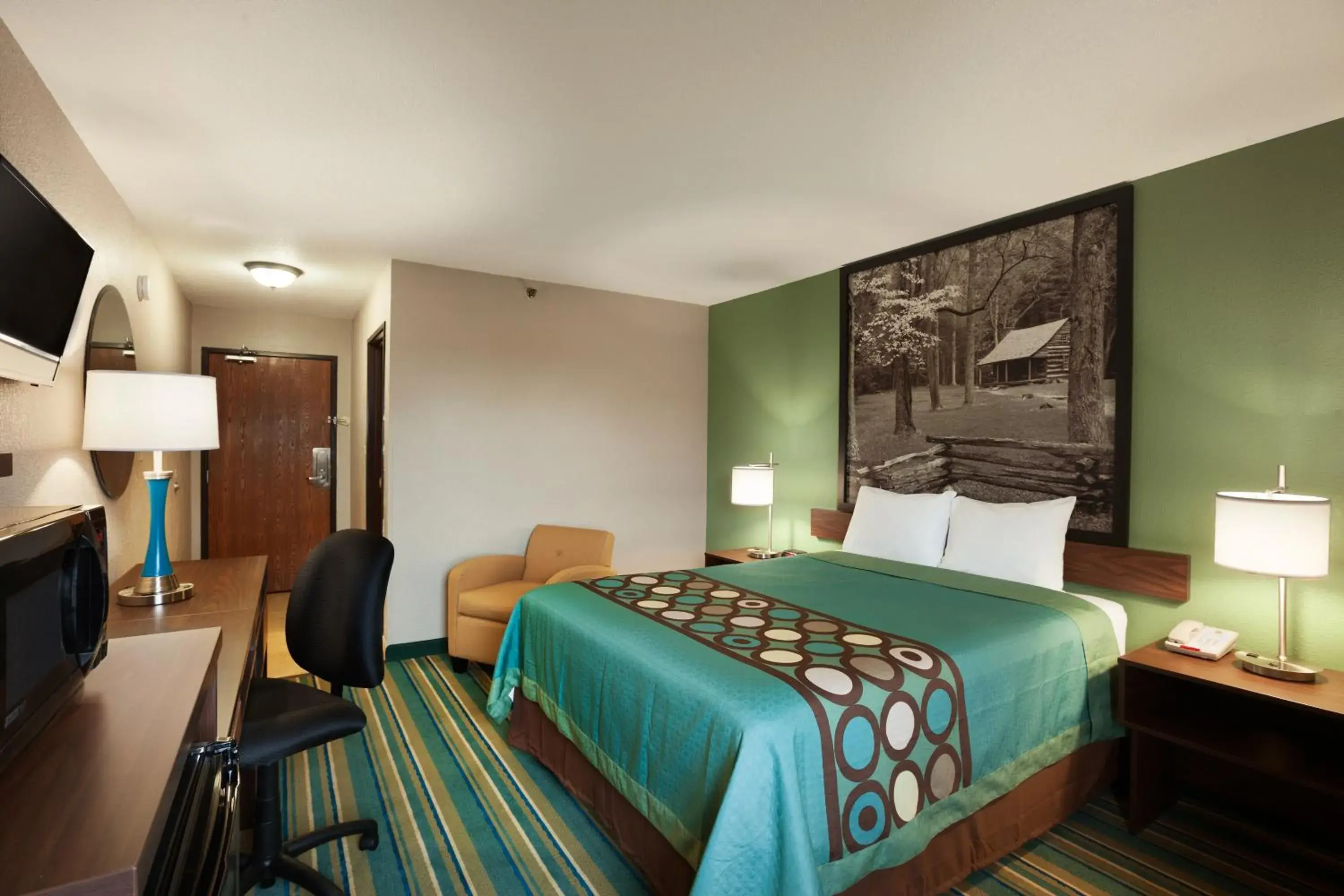 Queen Room - Non-Smoking in Super 8 by Wyndham Tuscola Queen Room - Non-Smoking in Super 8 by Wyndham Tuscola