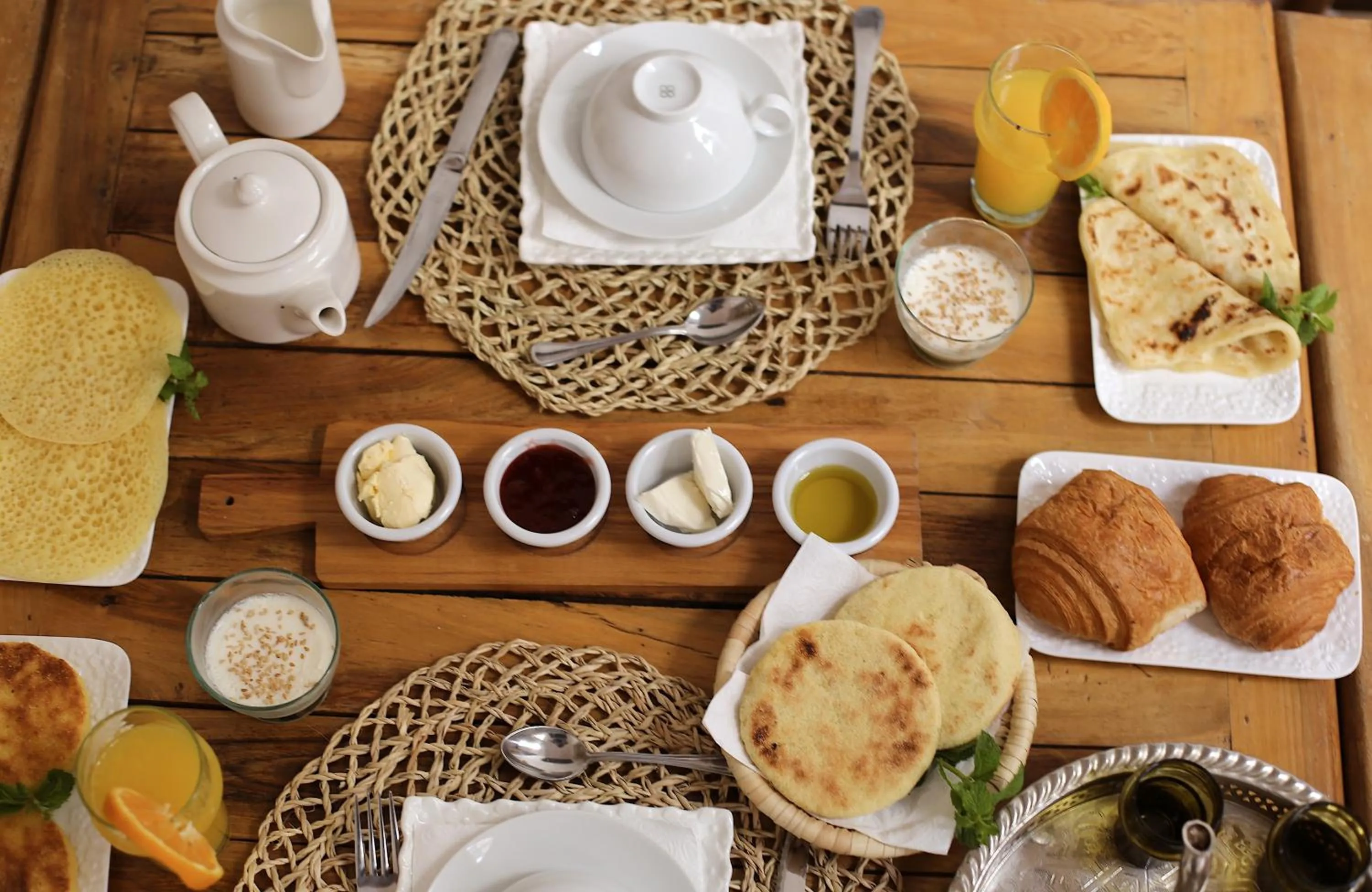 Breakfast in Riad Ambre et Jasmin
