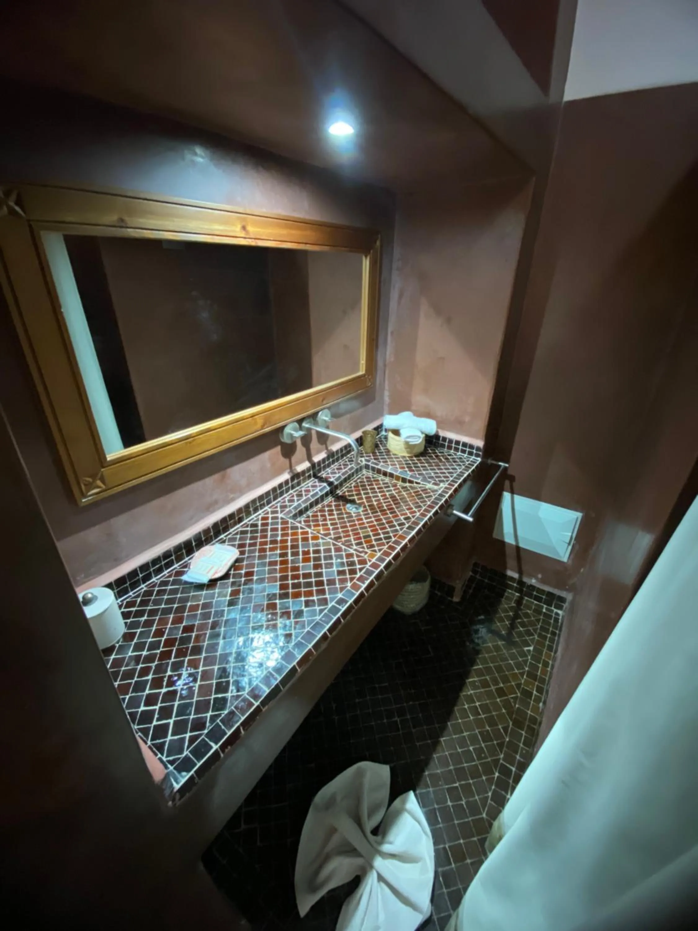 Shower in Riad Ambre et Jasmin