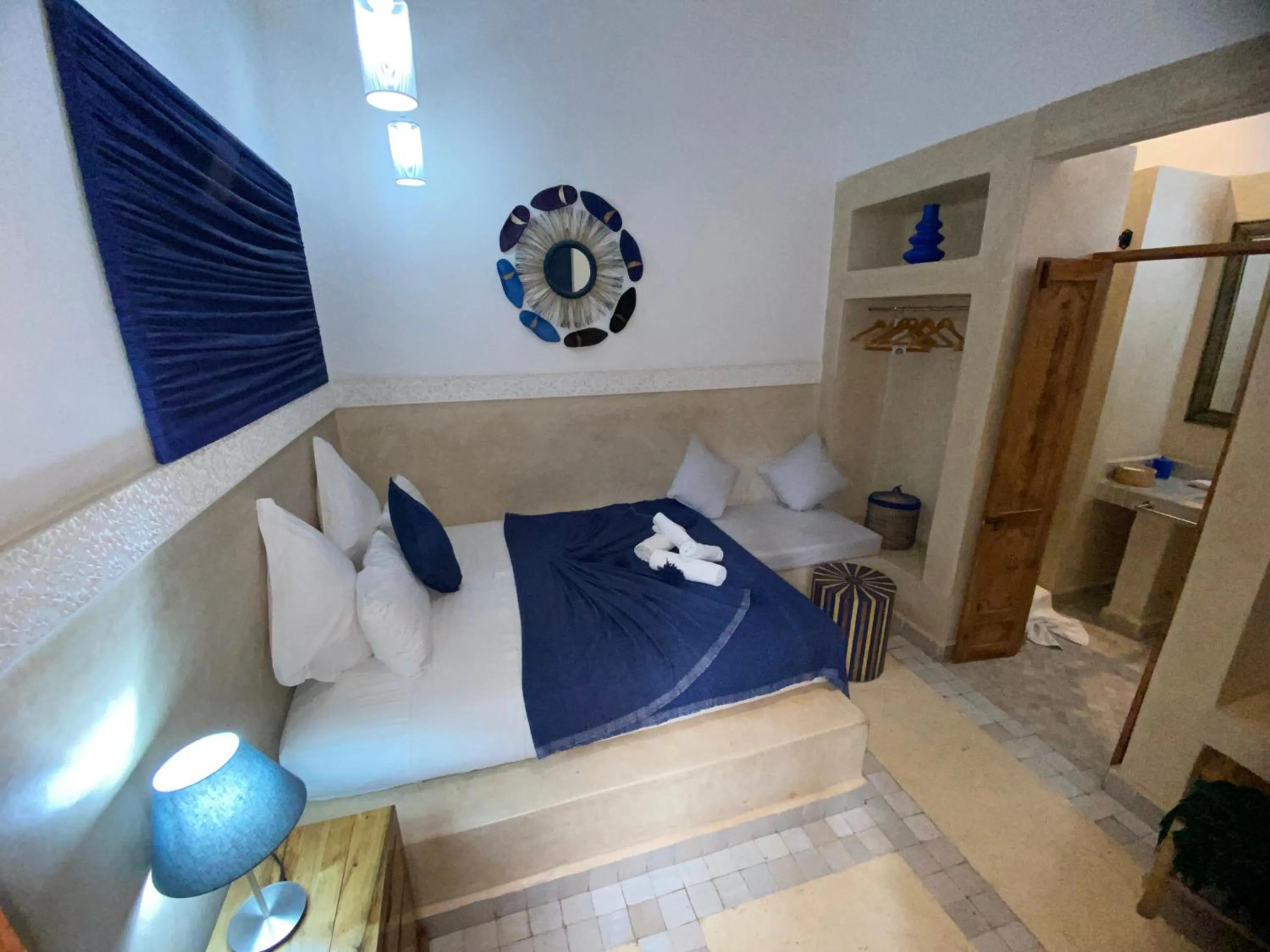 Photo of the whole room, Bed in Riad Ambre et Jasmin