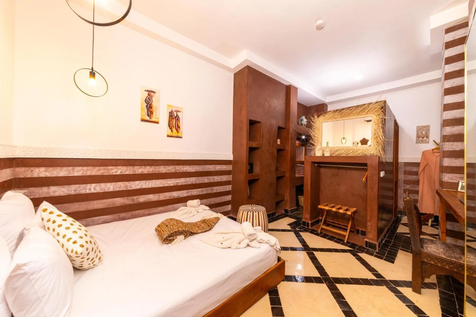 Photo of the whole room in Riad Ambre et Jasmin