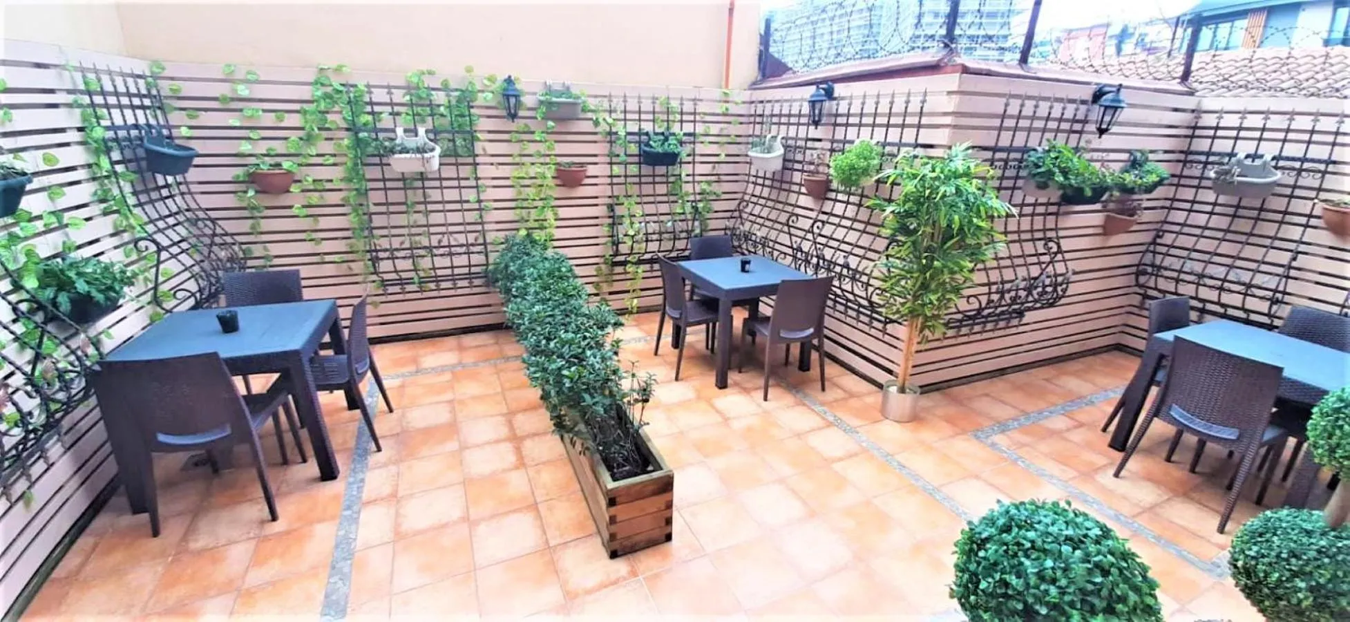 Garden in valide-maide hotel