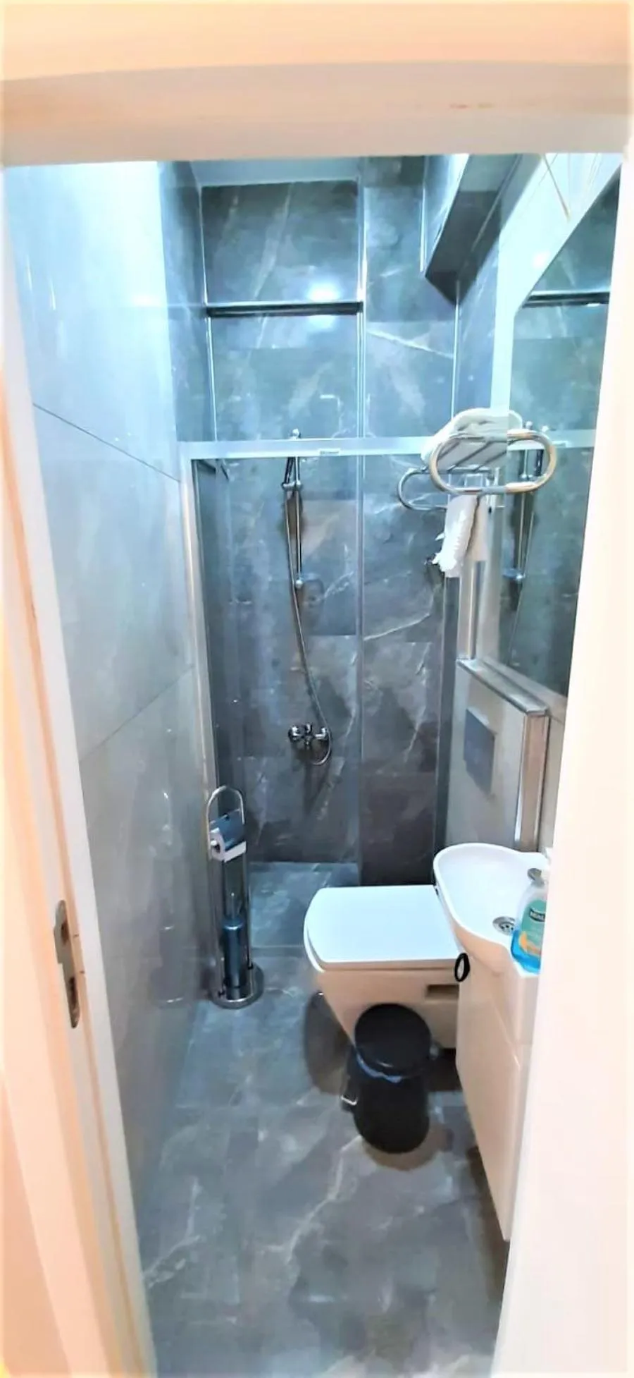 Shower in valide-maide hotel