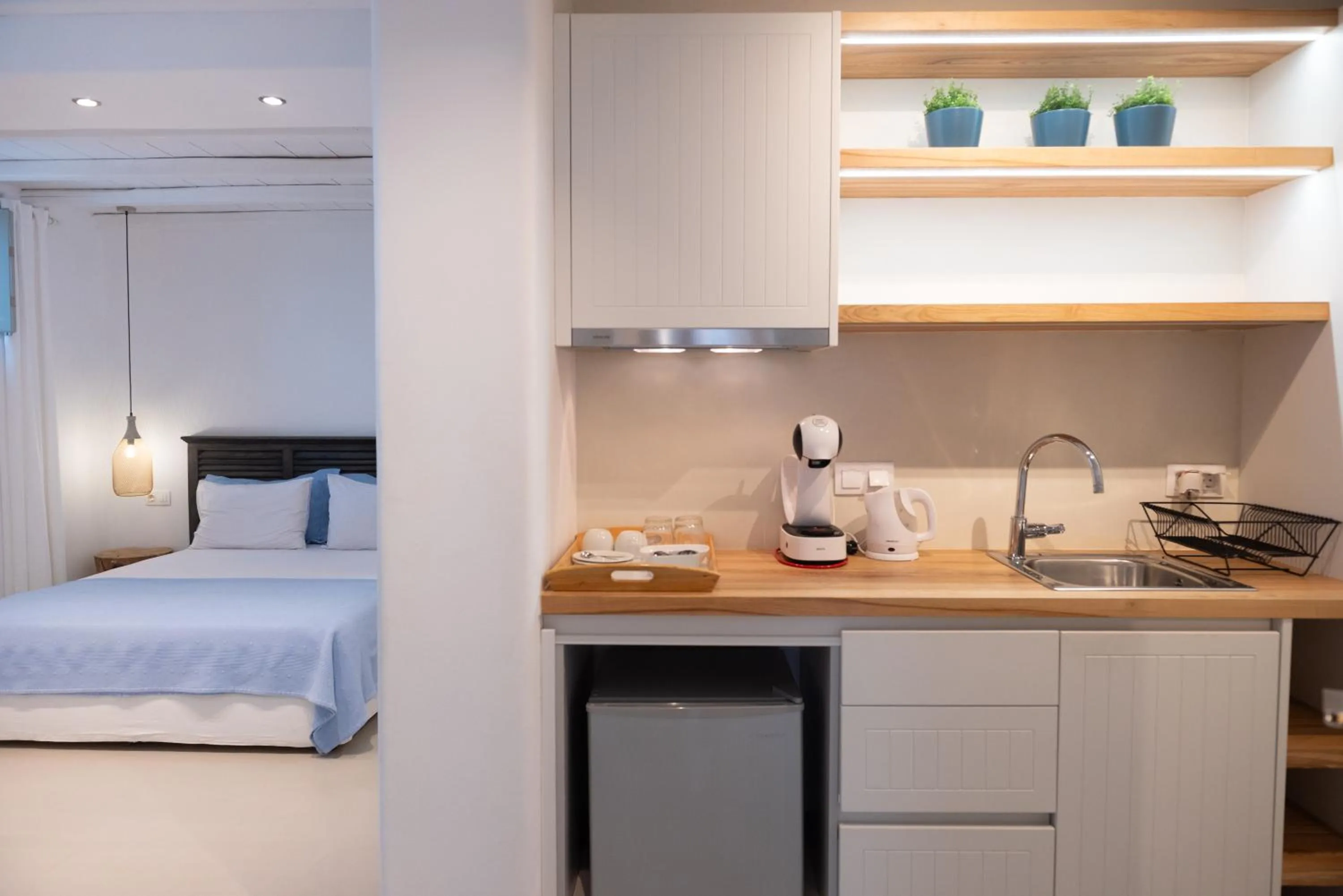 Bedroom, Bed in The Summit of Mykonos