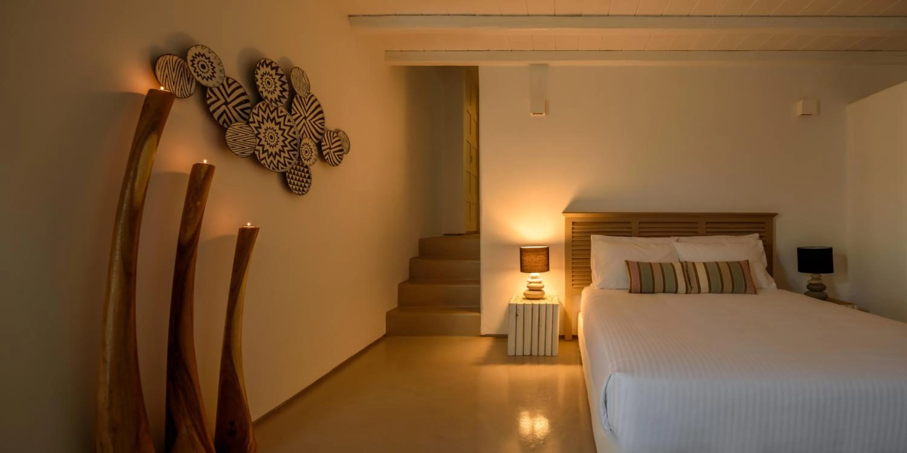 Night, Bed in The Summit of Mykonos