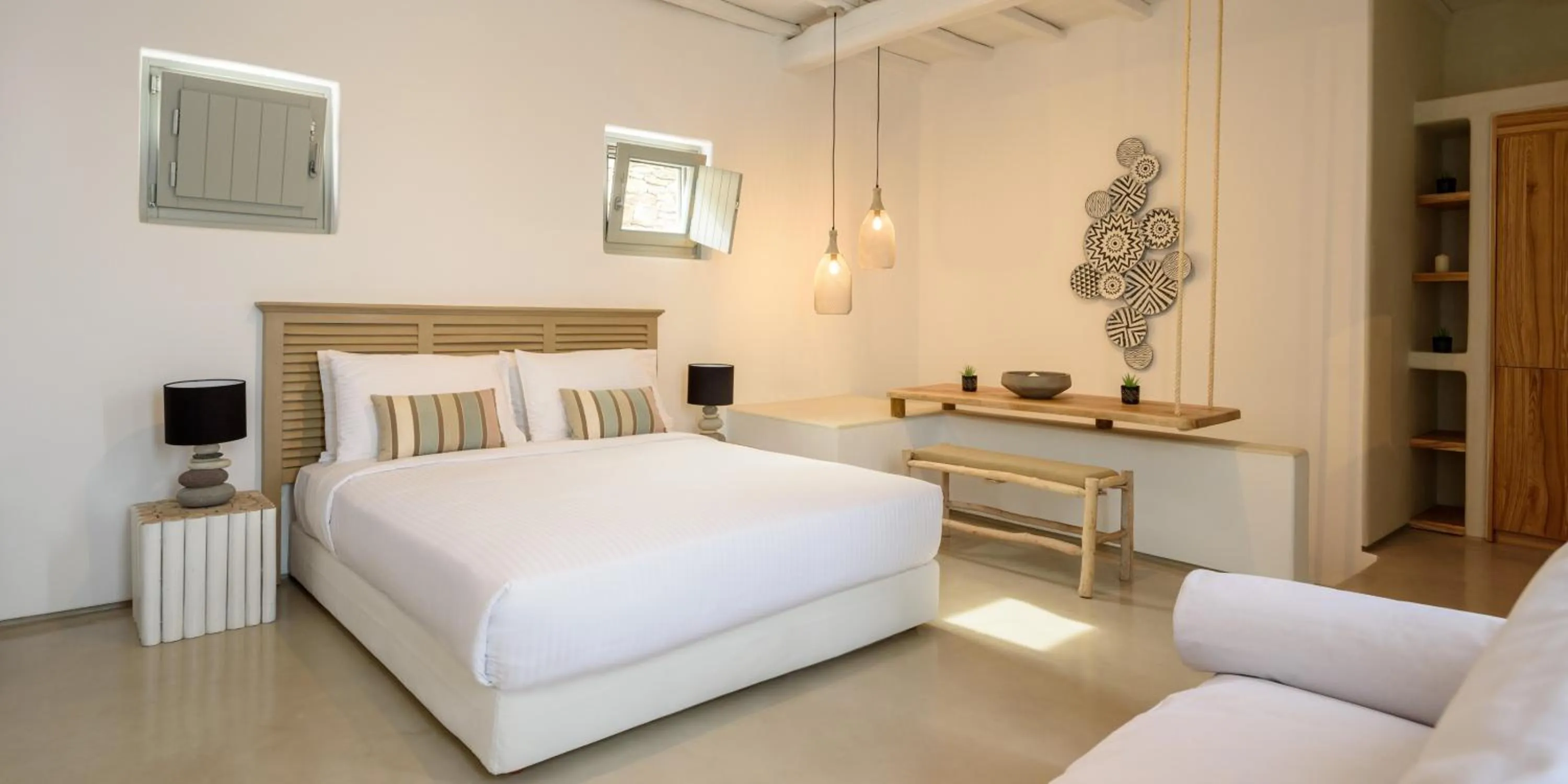 Bedroom, Bed in The Summit of Mykonos