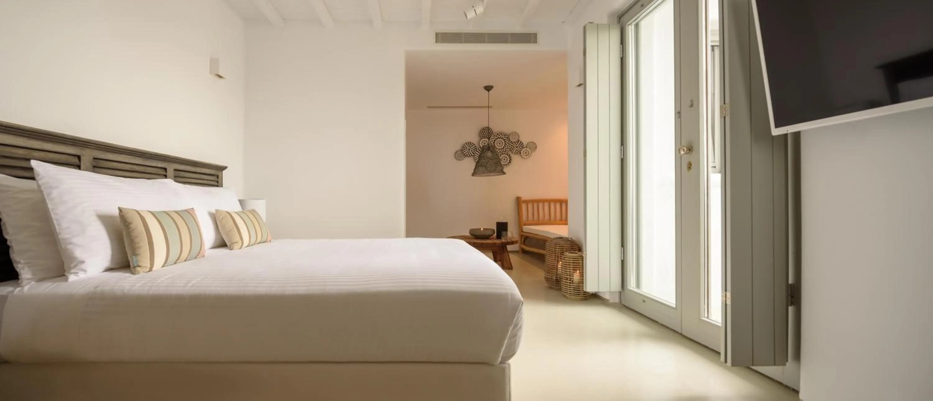 Bedroom, Bed in The Summit of Mykonos