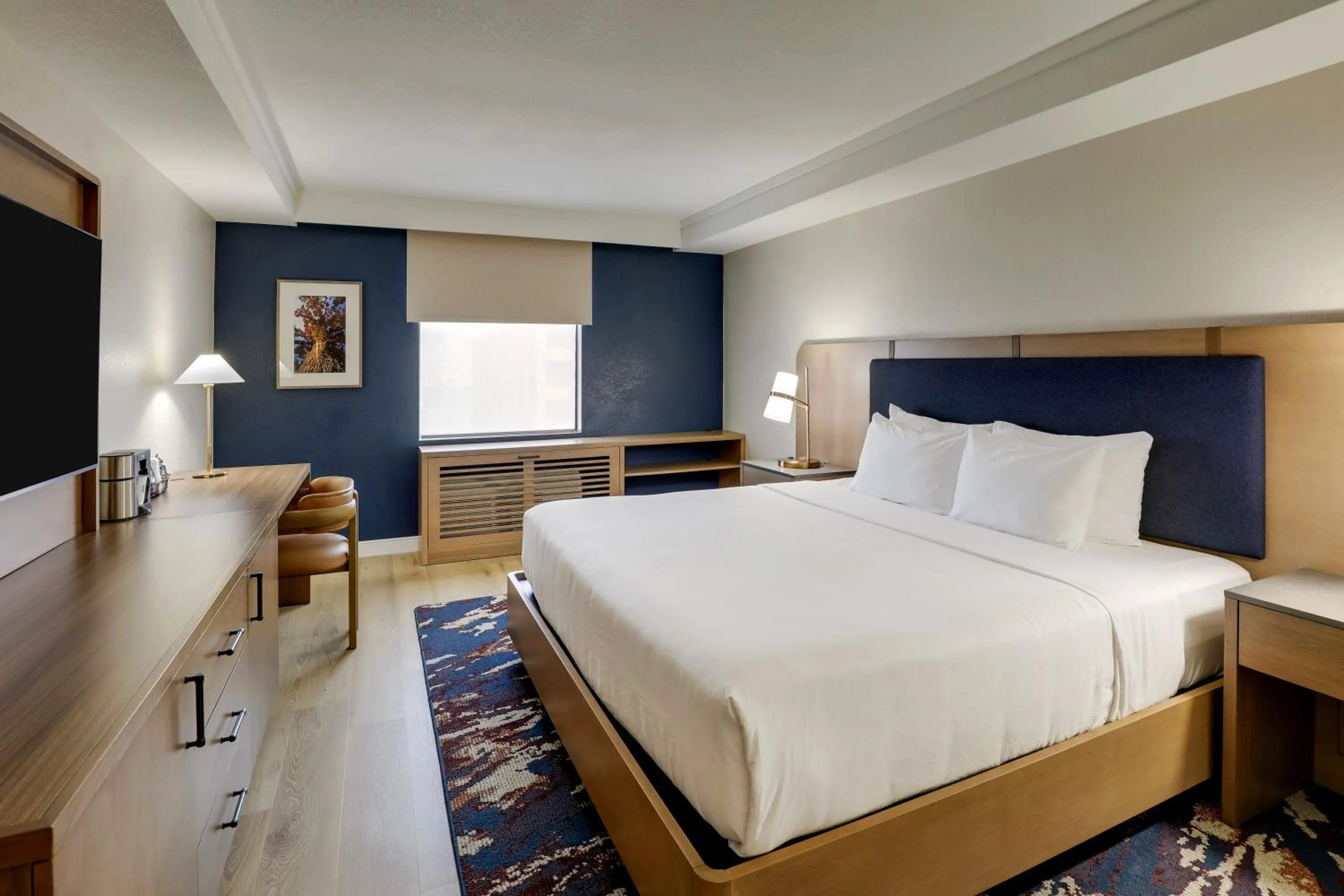 Bed in The Atrium Hotel on Third