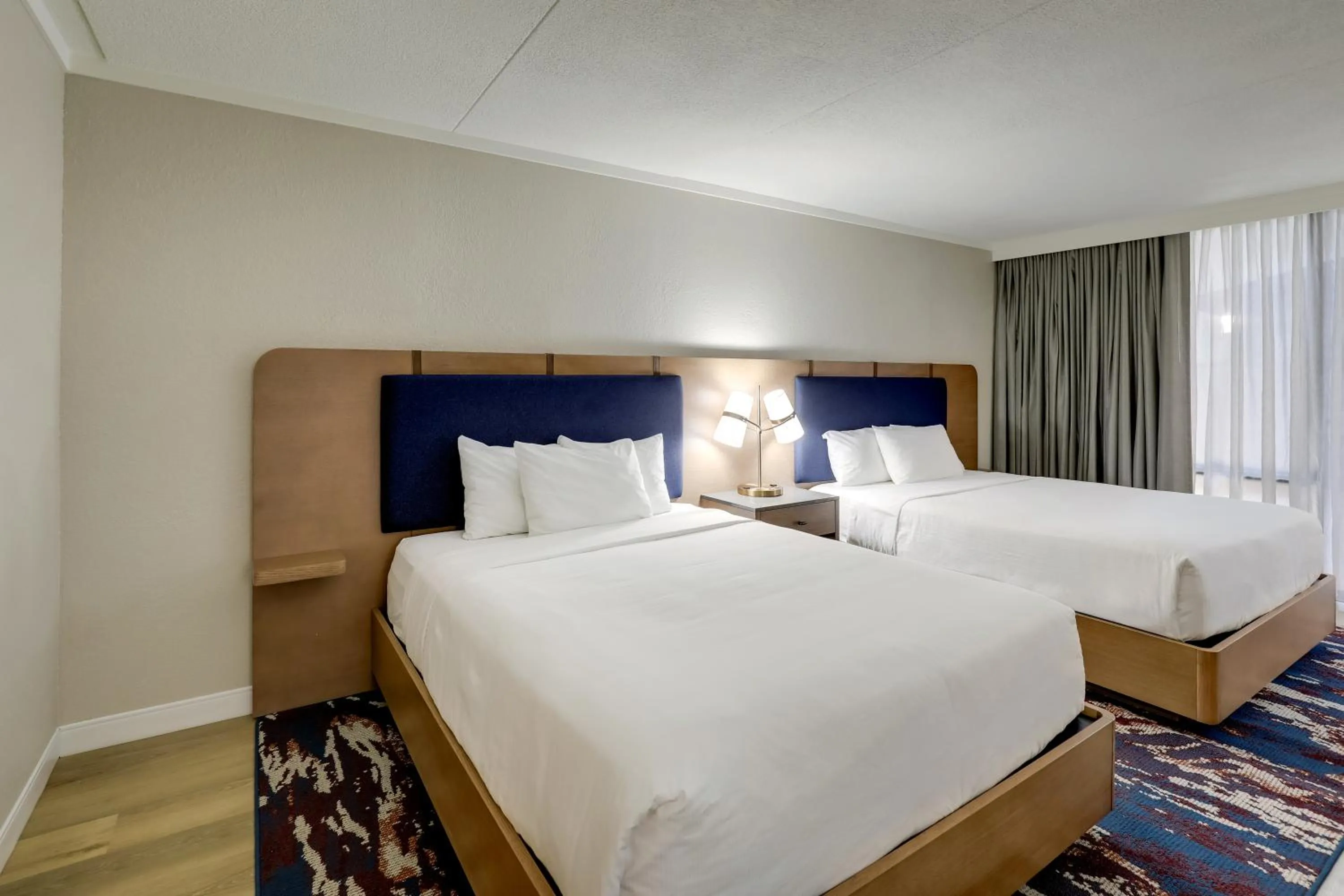 Bed in The Atrium Hotel on Third