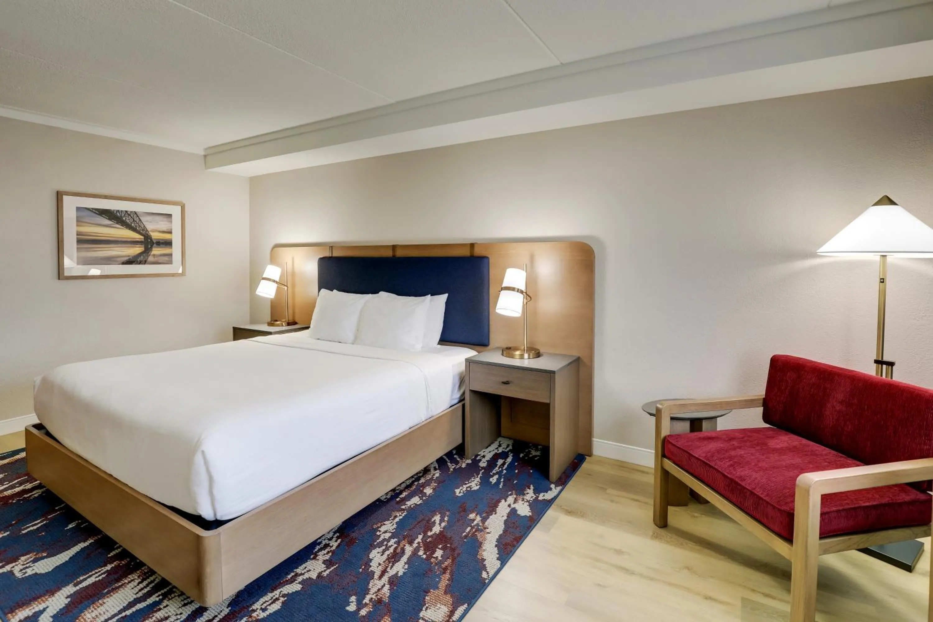 Bed in The Atrium Hotel on Third