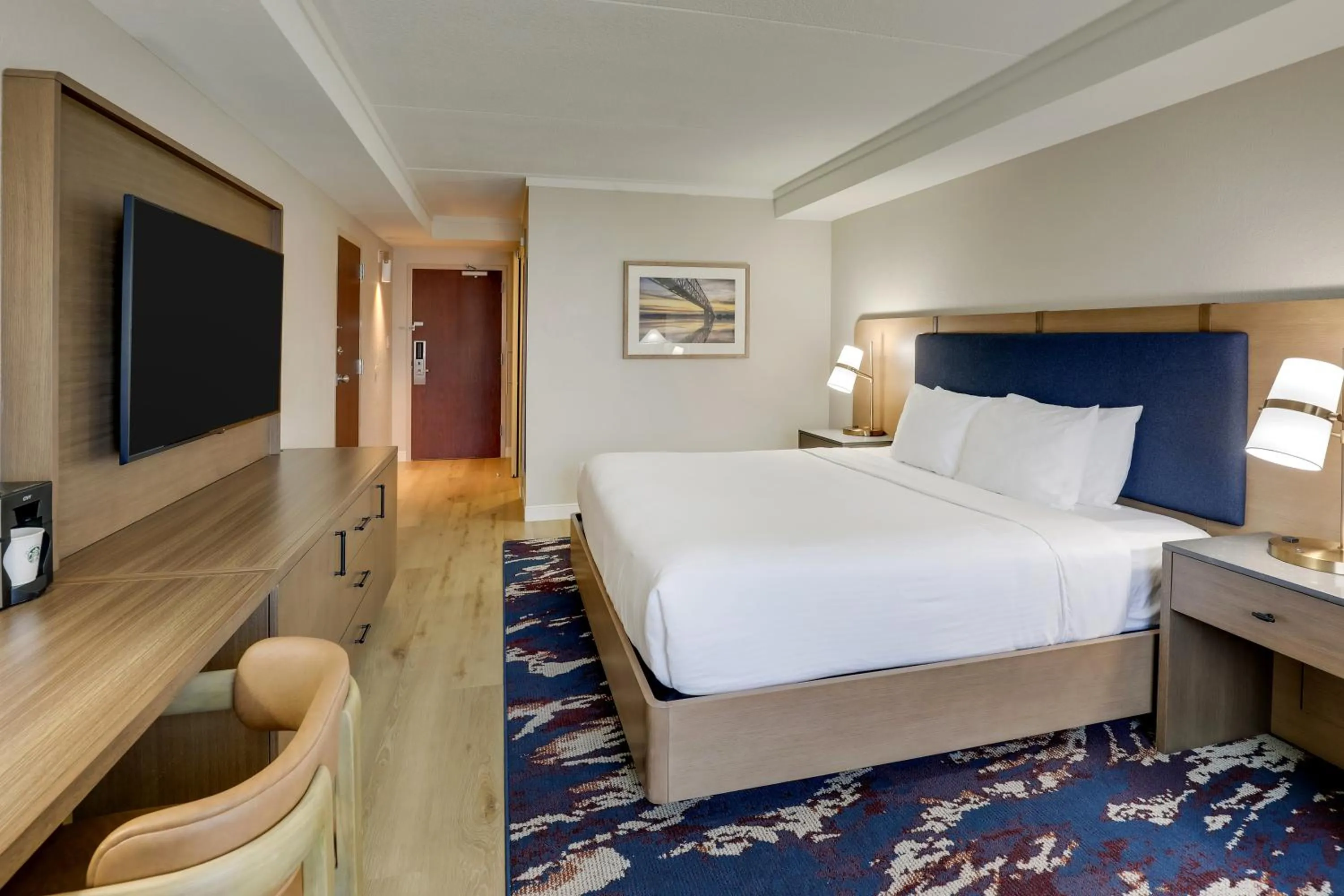 Bed in The Atrium Hotel on Third