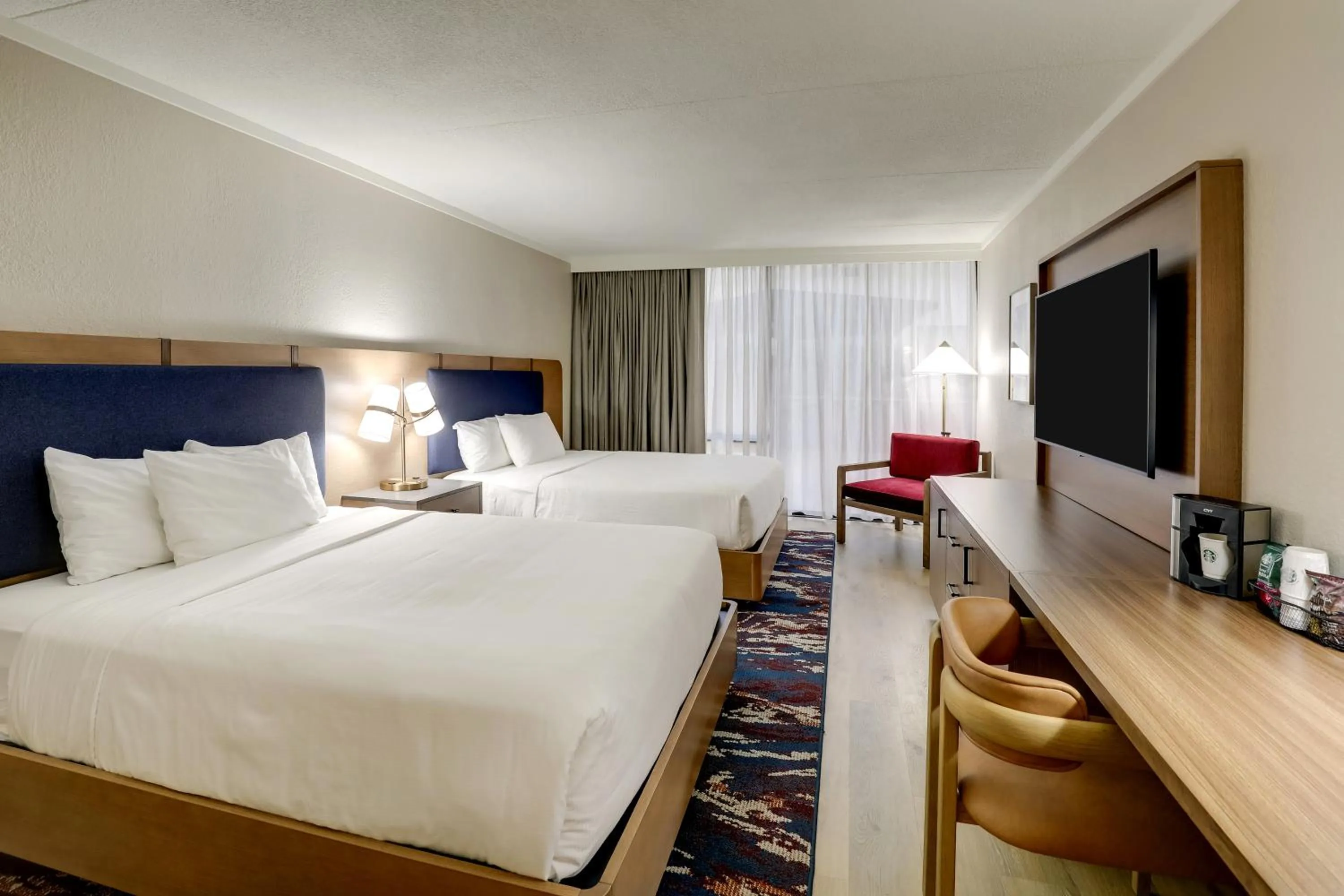 Bed in The Atrium Hotel on Third