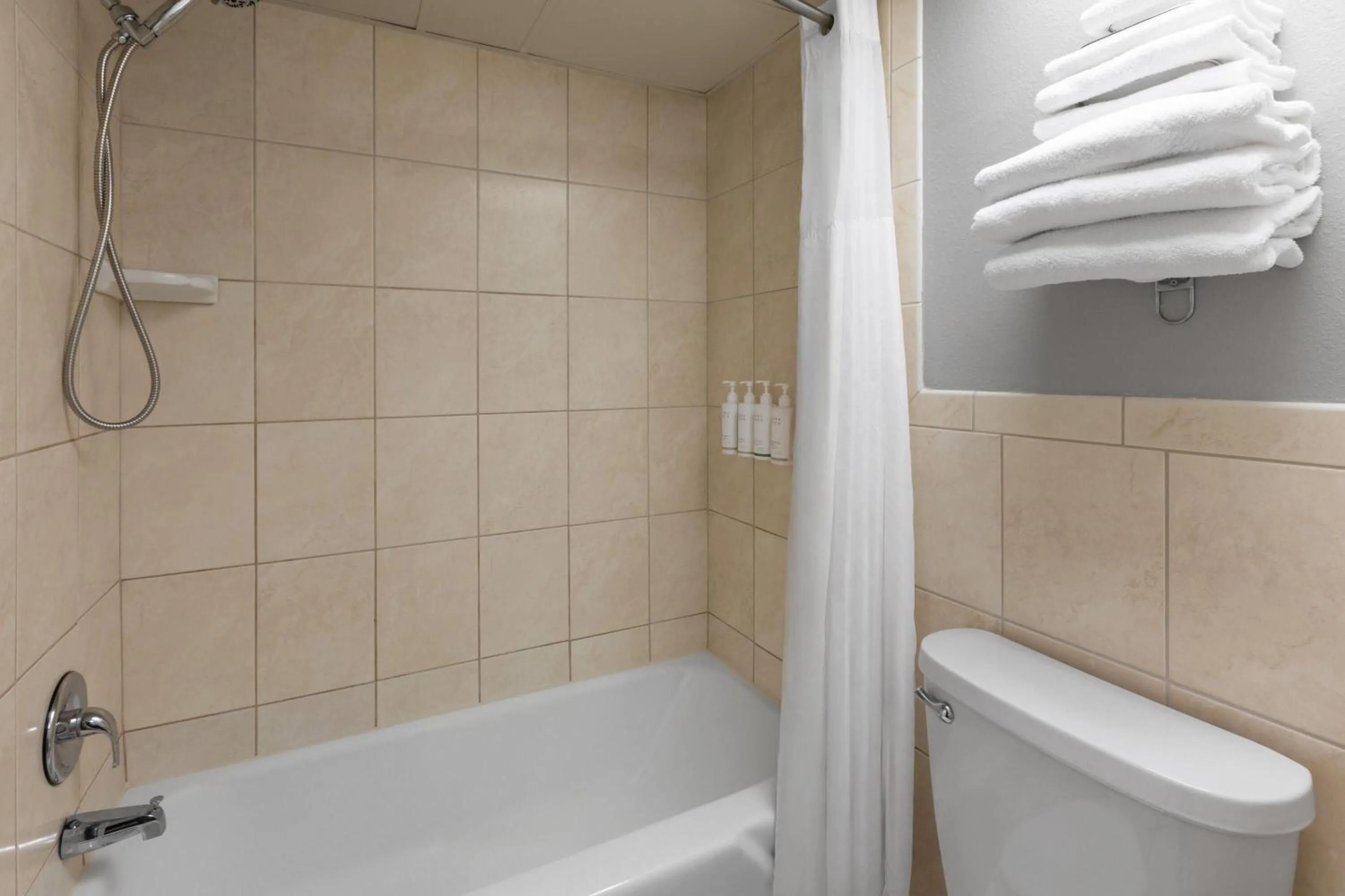 Bathroom in Super 8 by Wyndham Traverse City