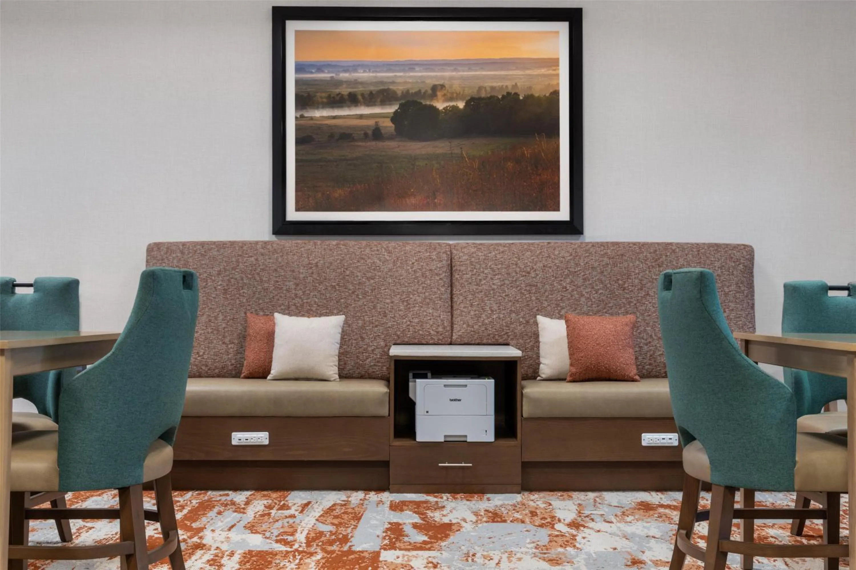 Lobby or reception in Hampton Inn & Suites I-35/Mulvane