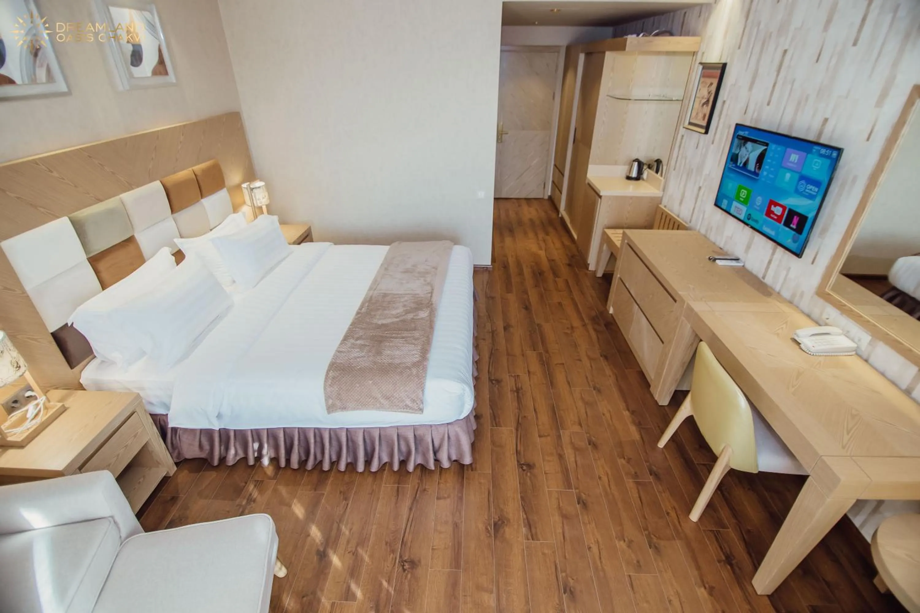 Bed in Dreamland Oasis Aparthotel