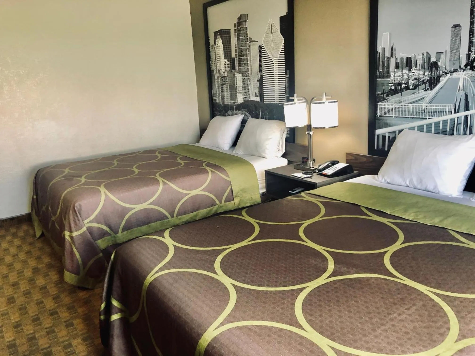 Bed in Super 8 by Wyndham Peru Starved Rock State Park