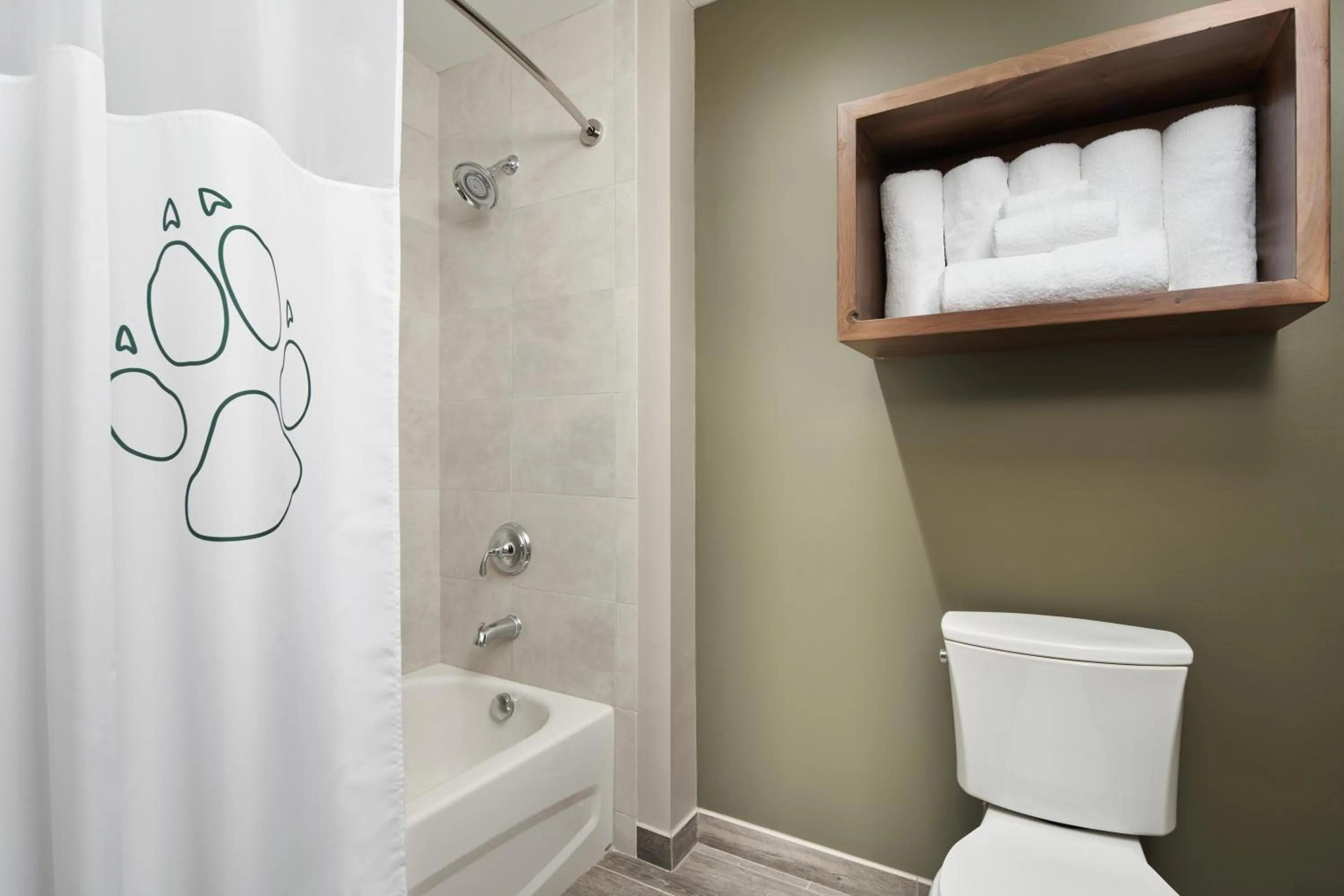 Toilet in Great Wolf Lodge New England