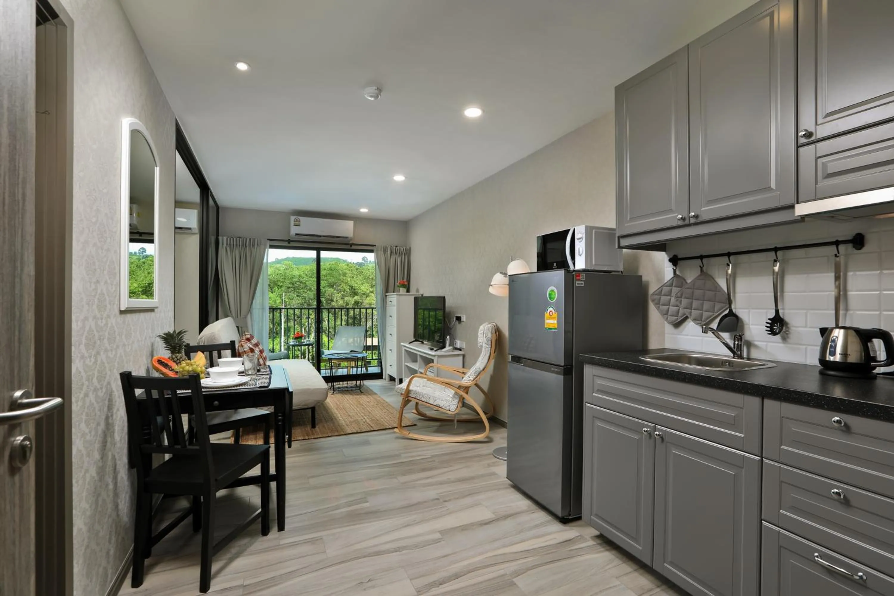 Kitchen or kitchenette in NaiYang beach Title Residencies by My Home Phuket