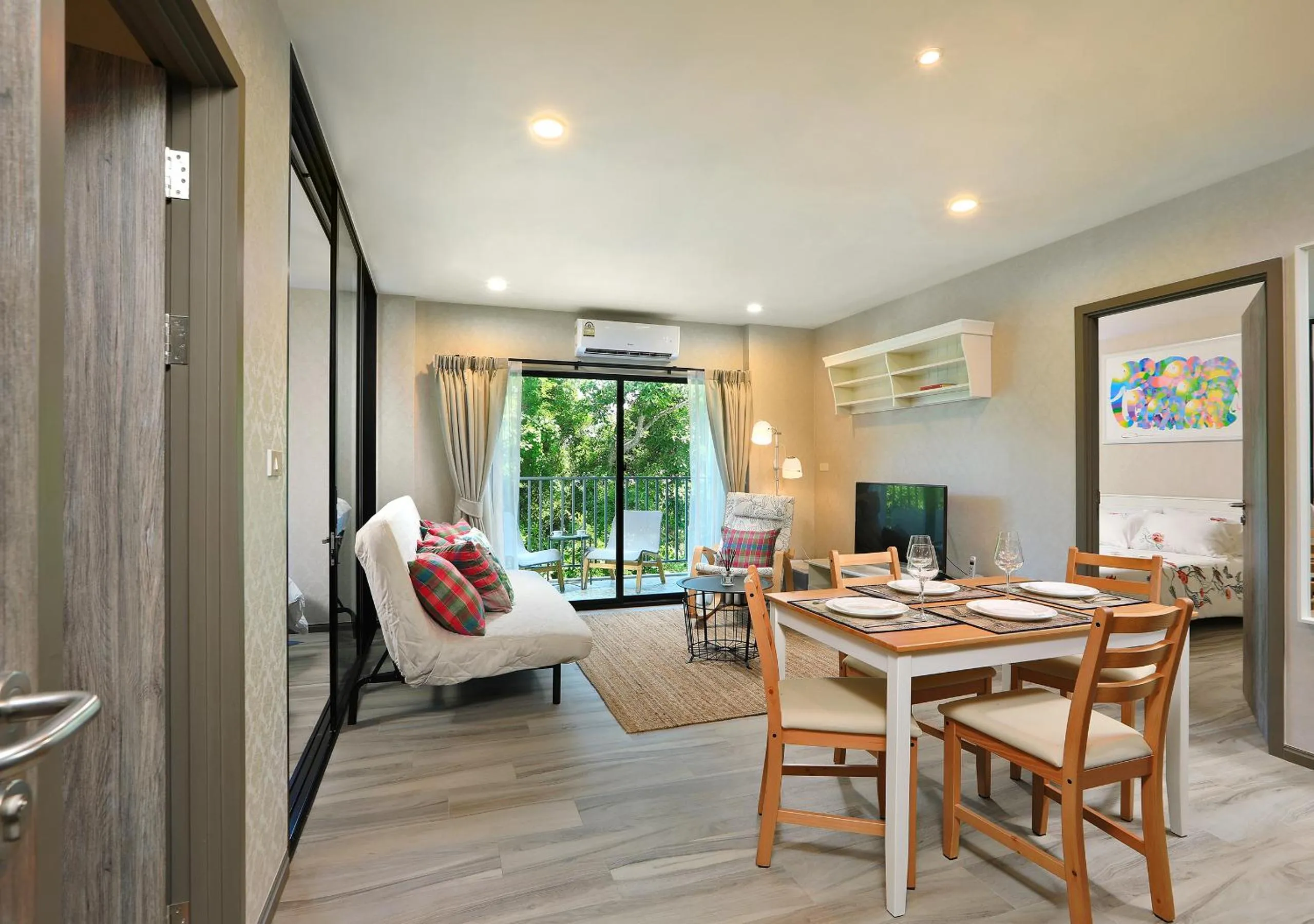 Living room in NaiYang beach Title Residencies by My Home Phuket