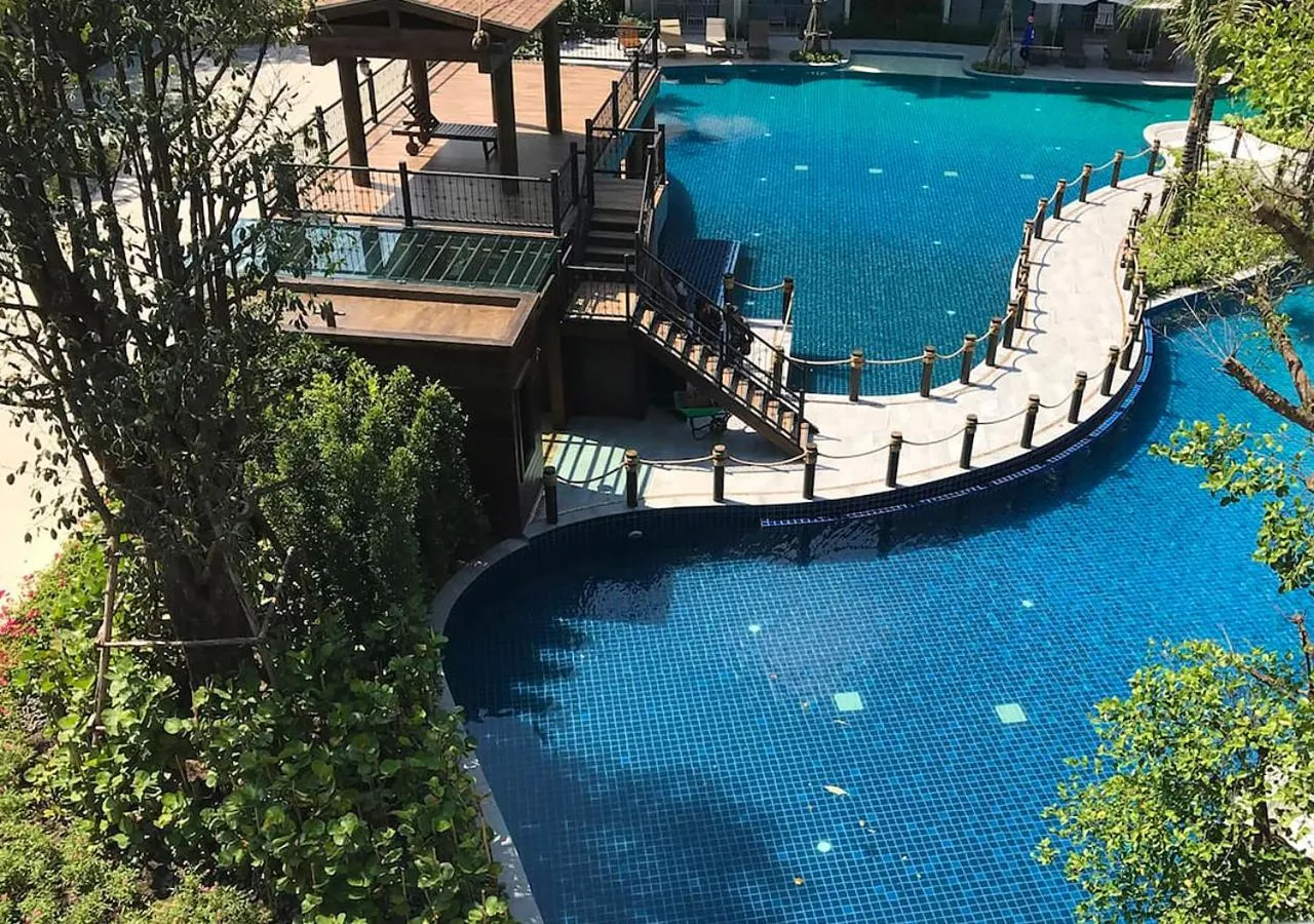 Pool view in NaiYang beach Title Residencies by My Home Phuket