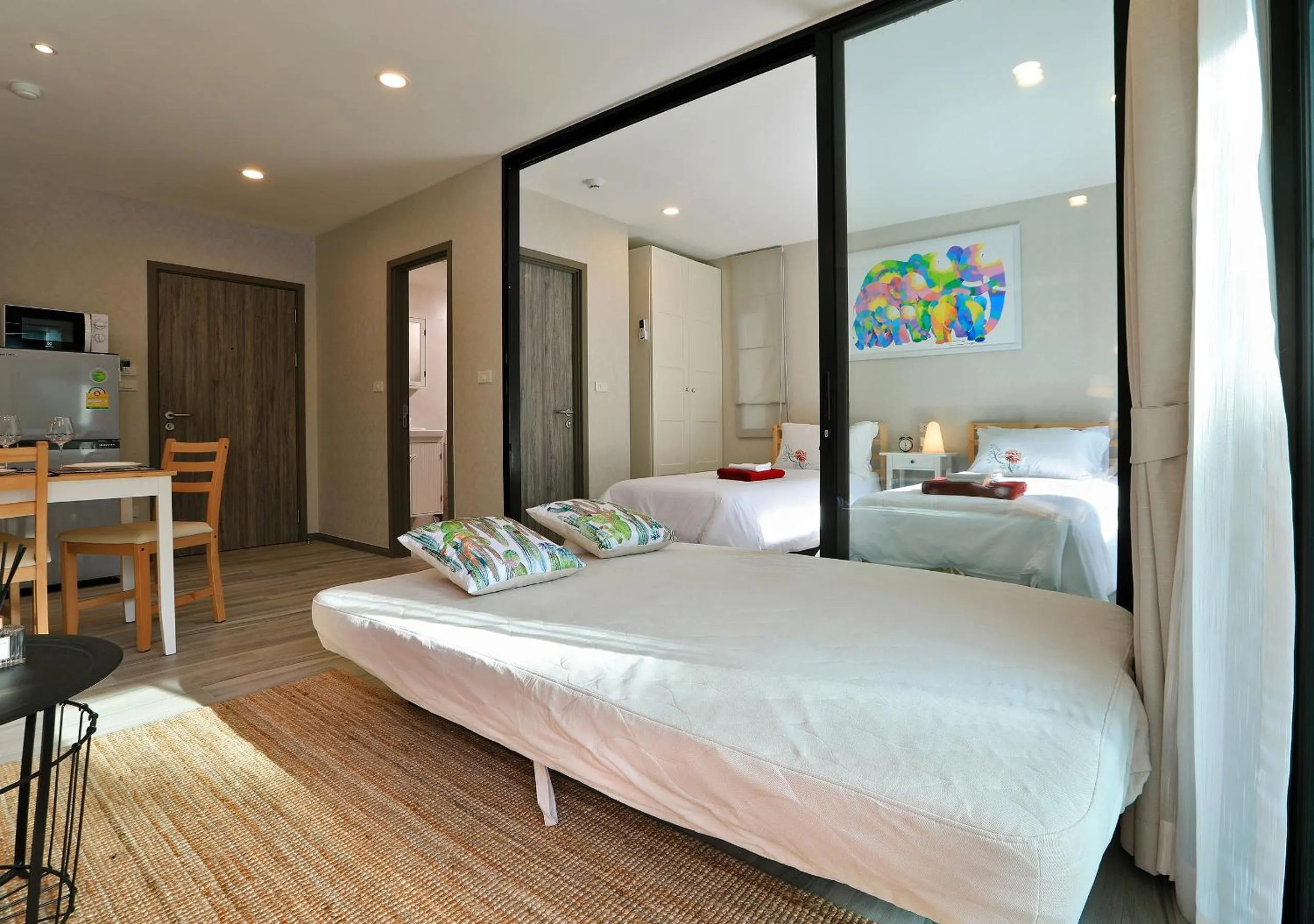 Bed in NaiYang beach Title Residencies by My Home Phuket