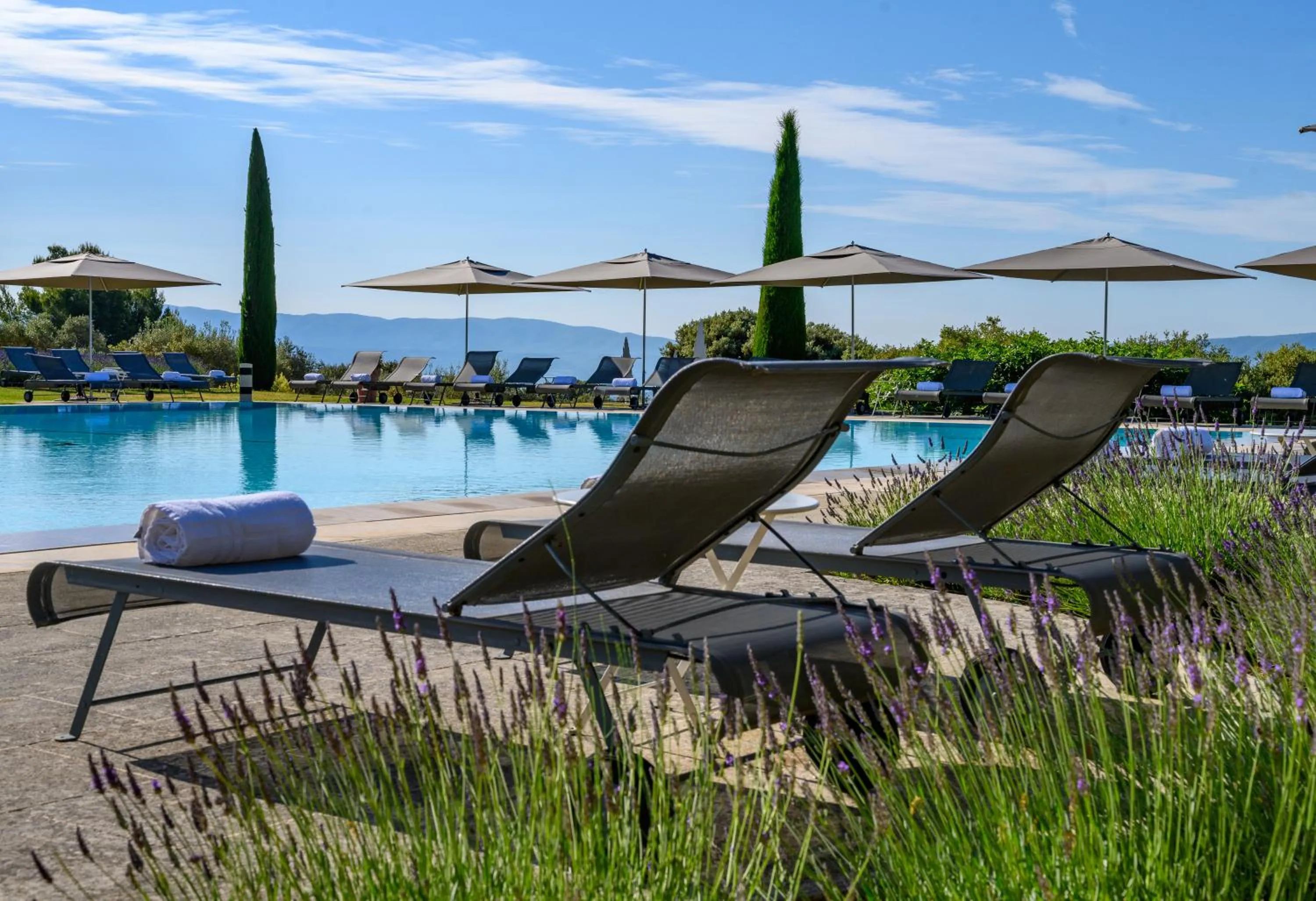 Garden view in Hotel Les Bories & Spa