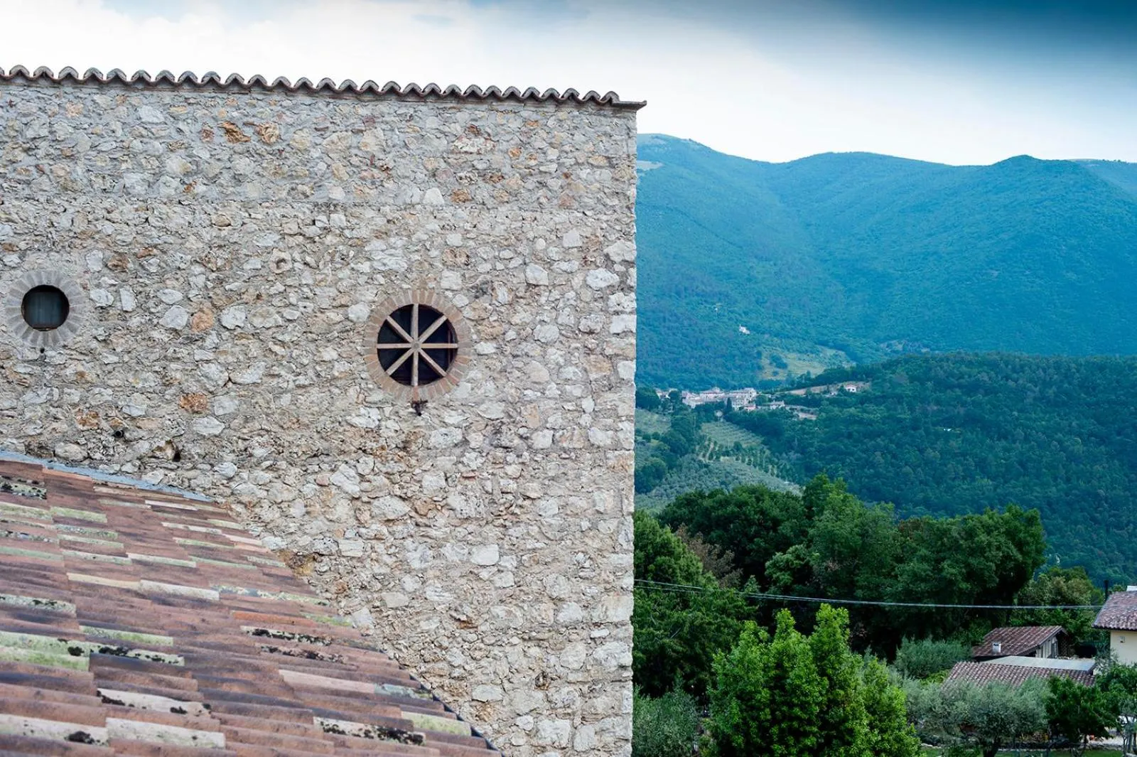 Mountain view in Albergo Fontanelle