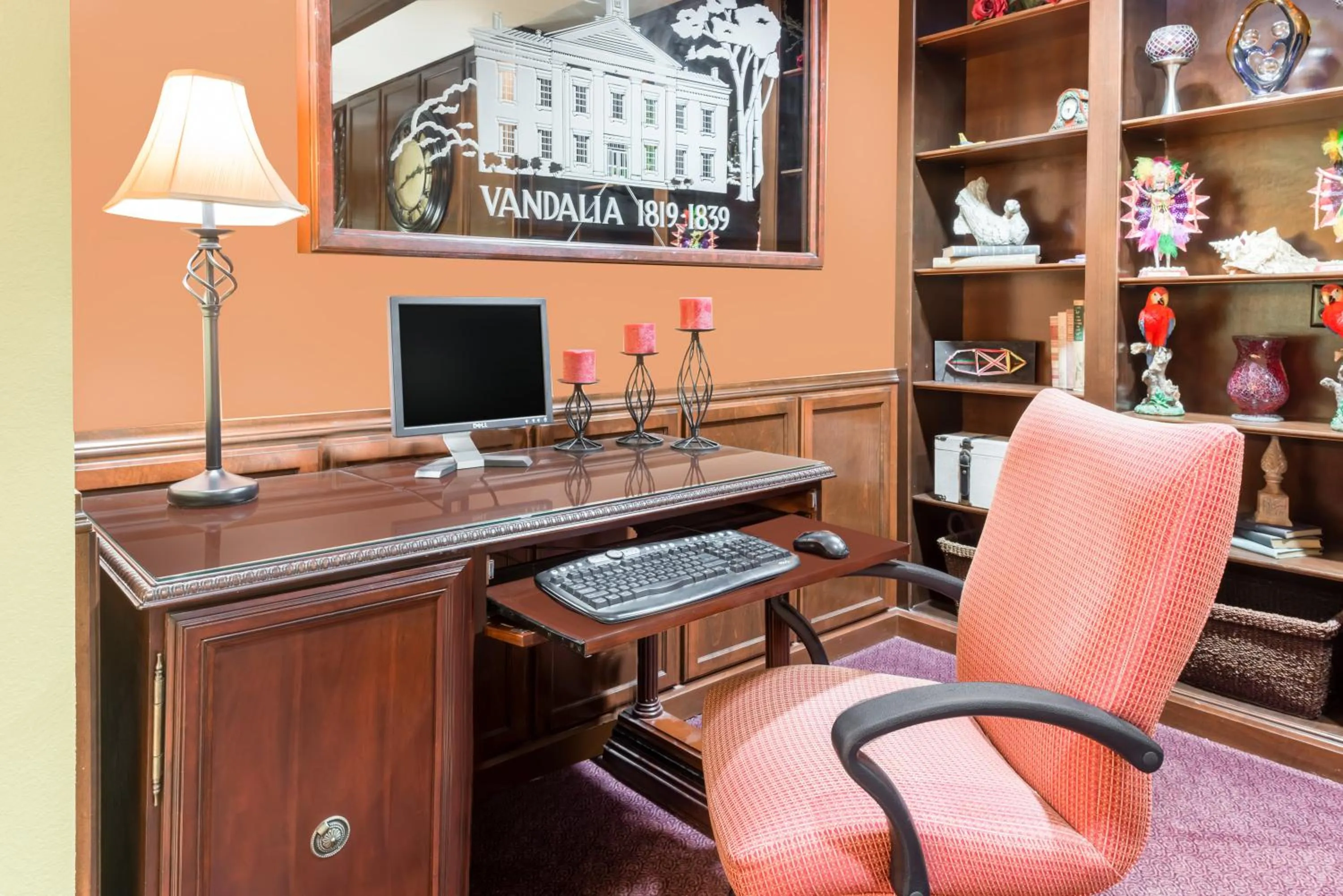 Seating area in Ramada by Wyndham Vandalia