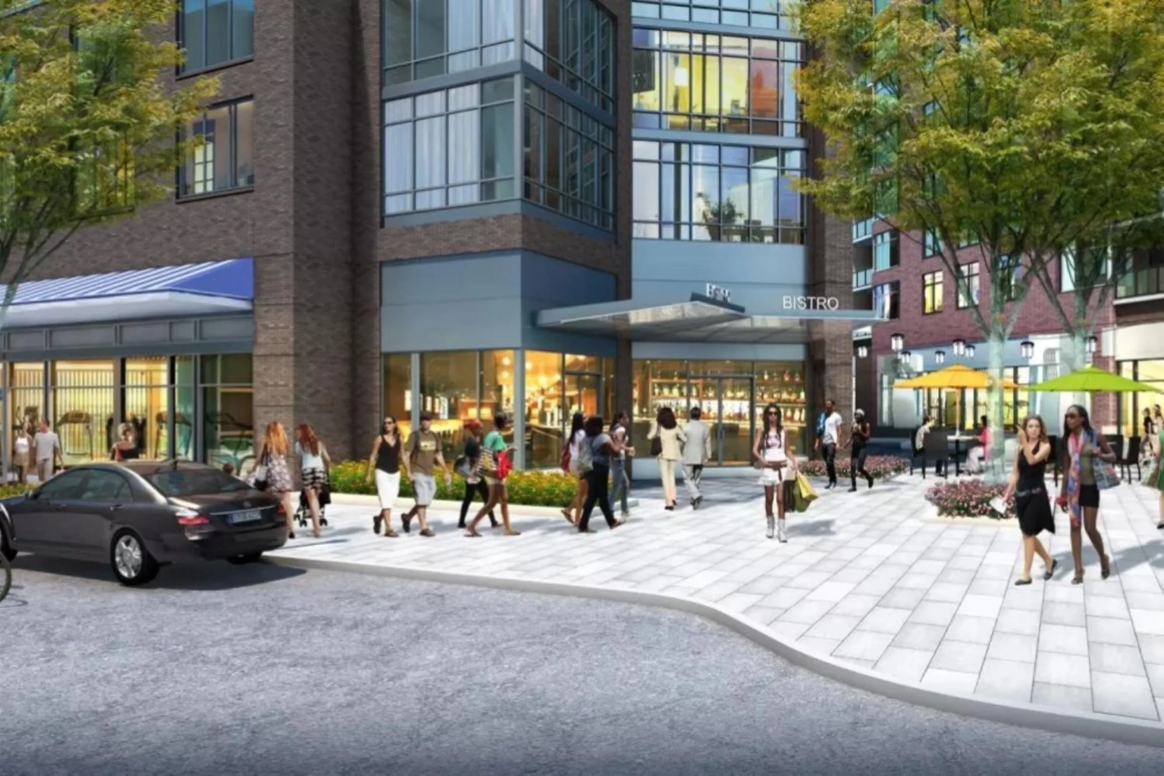 On-site shops in Bluebird Suites Near Chevy Chase