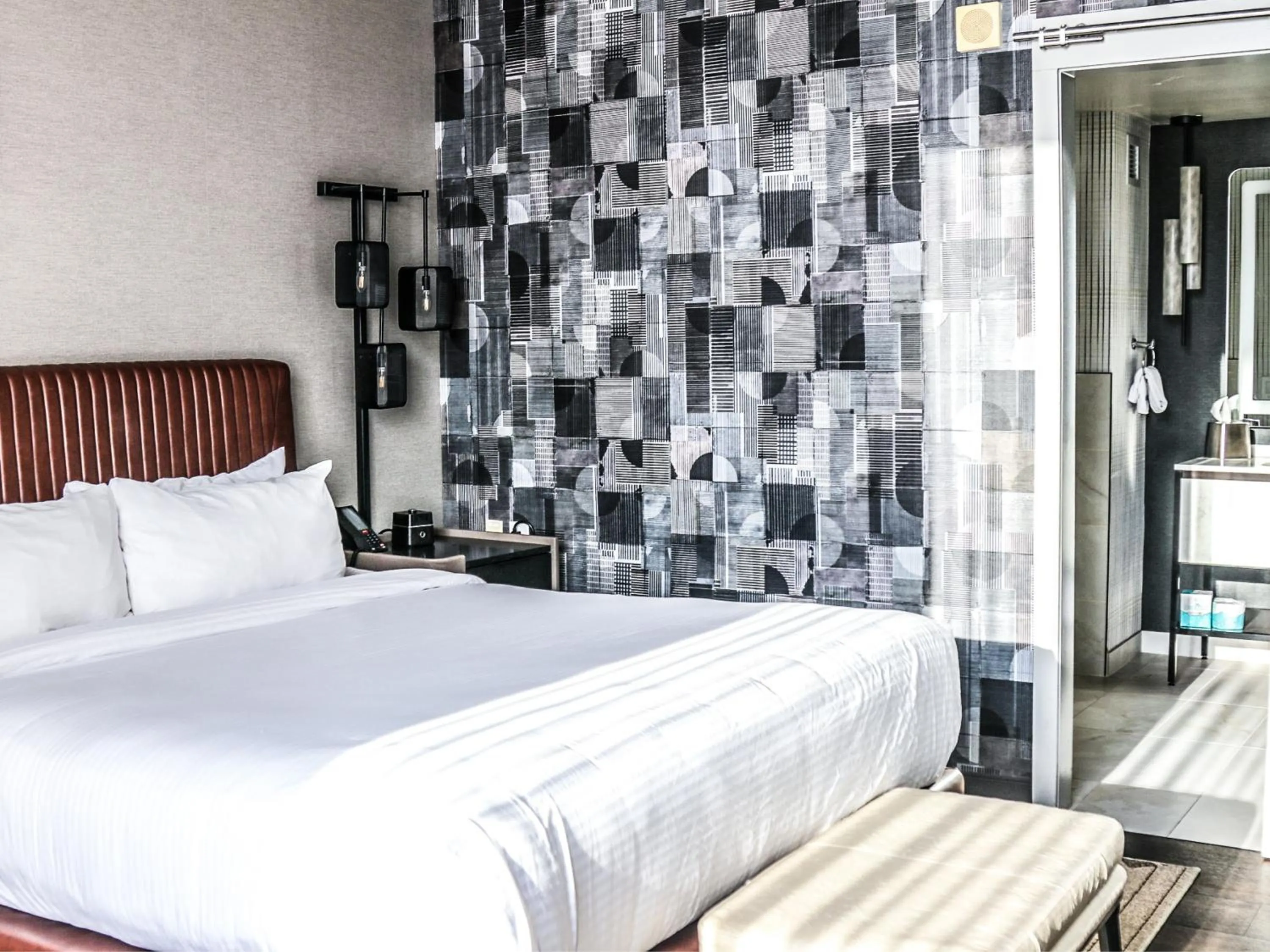 Bed in Hollywood Casino at Greektown