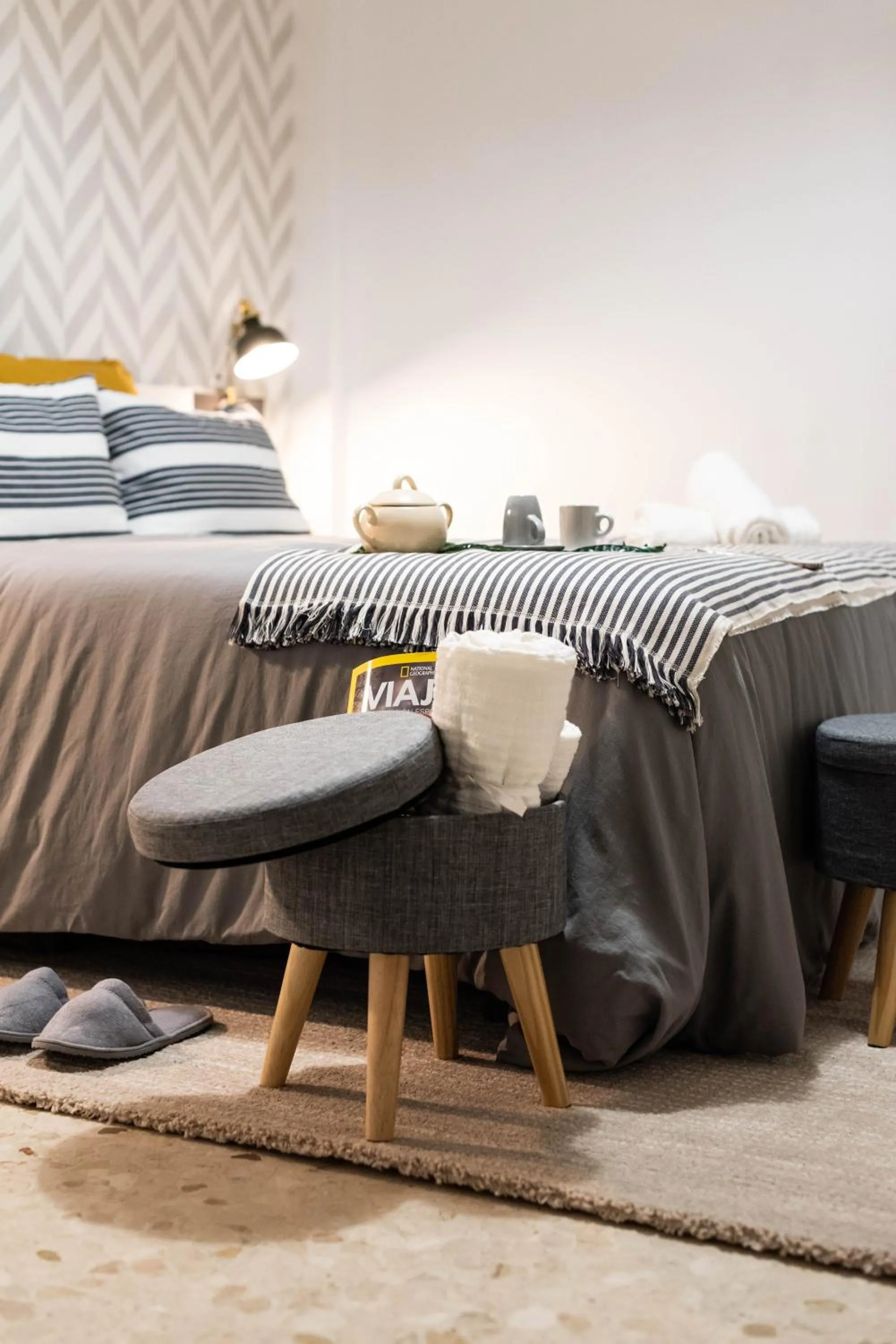 Bed in Nordik Rooms Urban - Trinidad "Copenhague"