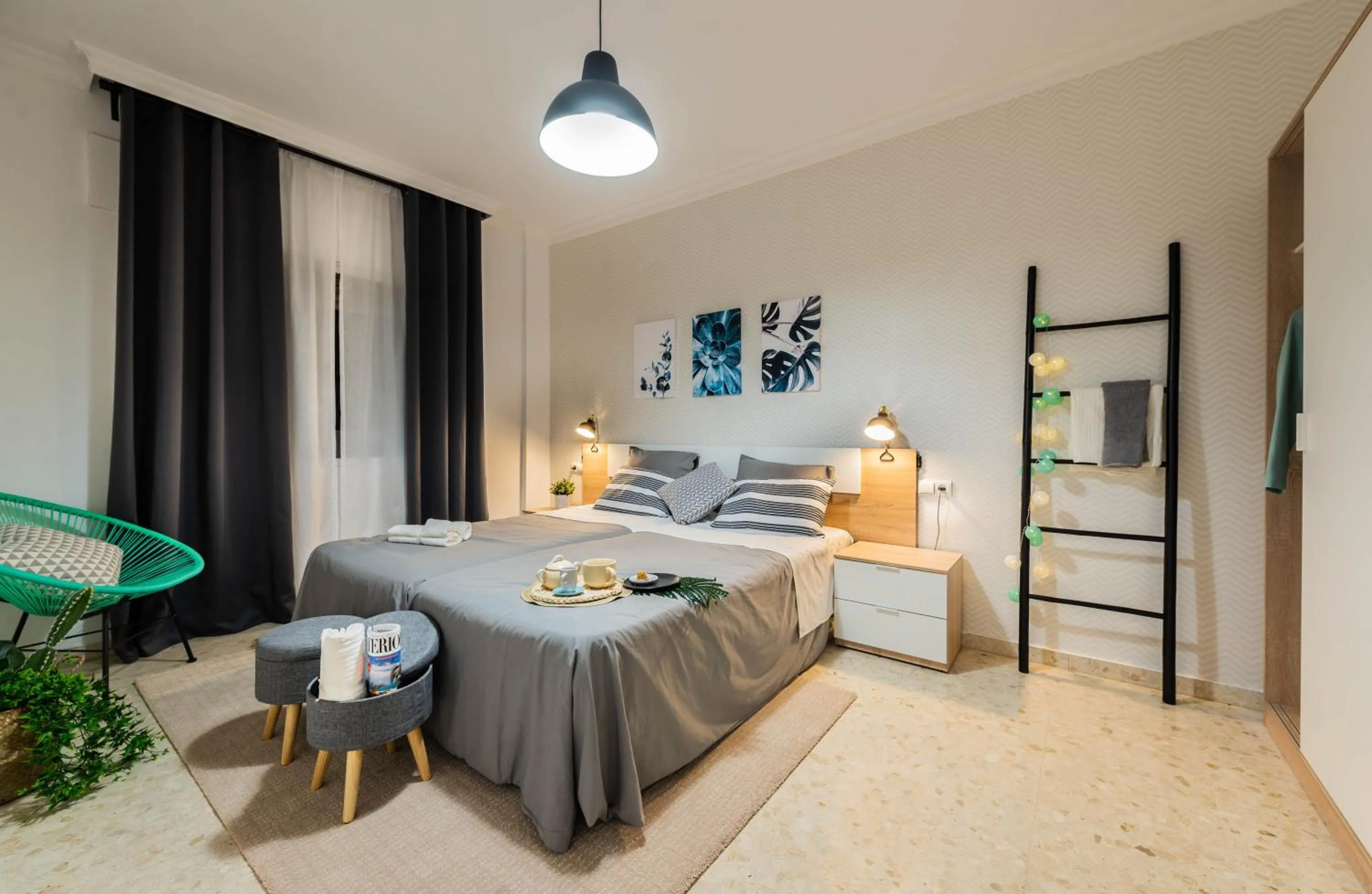 Bed in Nordik Rooms Urban - Trinidad "Copenhague"